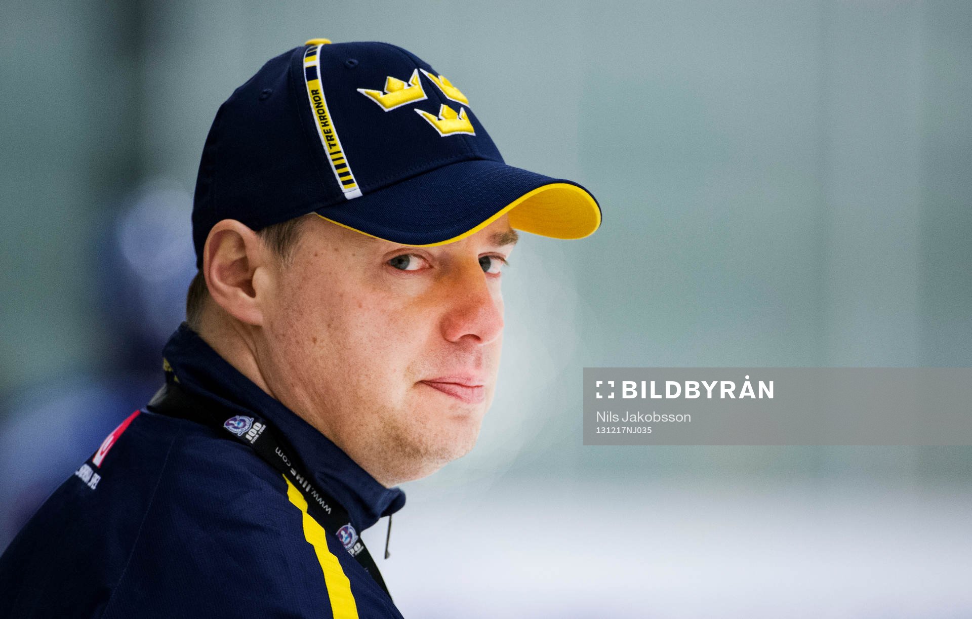 Förbundskapten Rikard Grönborg när Sveriges JVM-lag