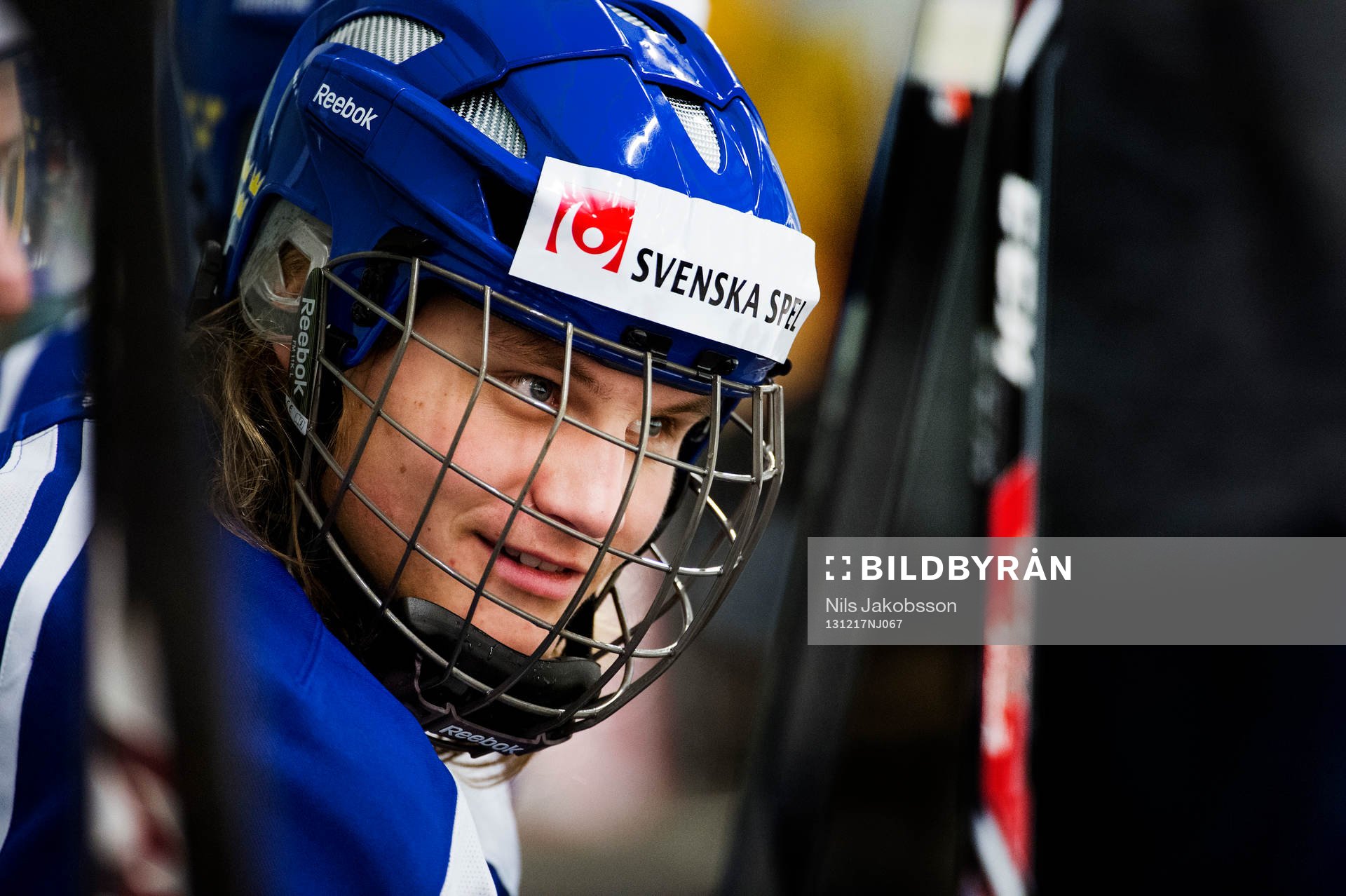 Anton Karlsson när Sveriges JVM-lag tränar