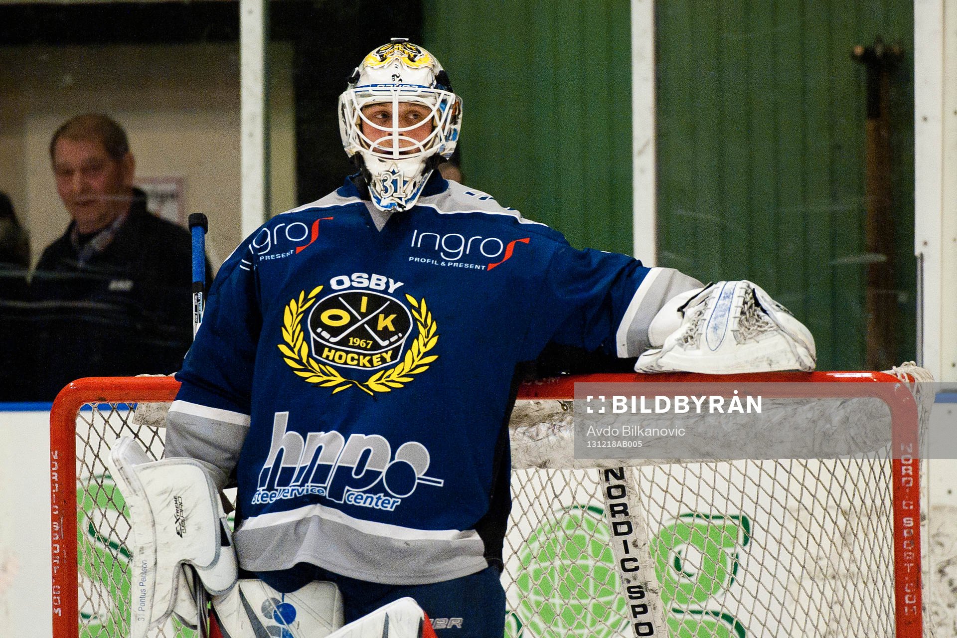 Osbys målvatk Filip Brandett