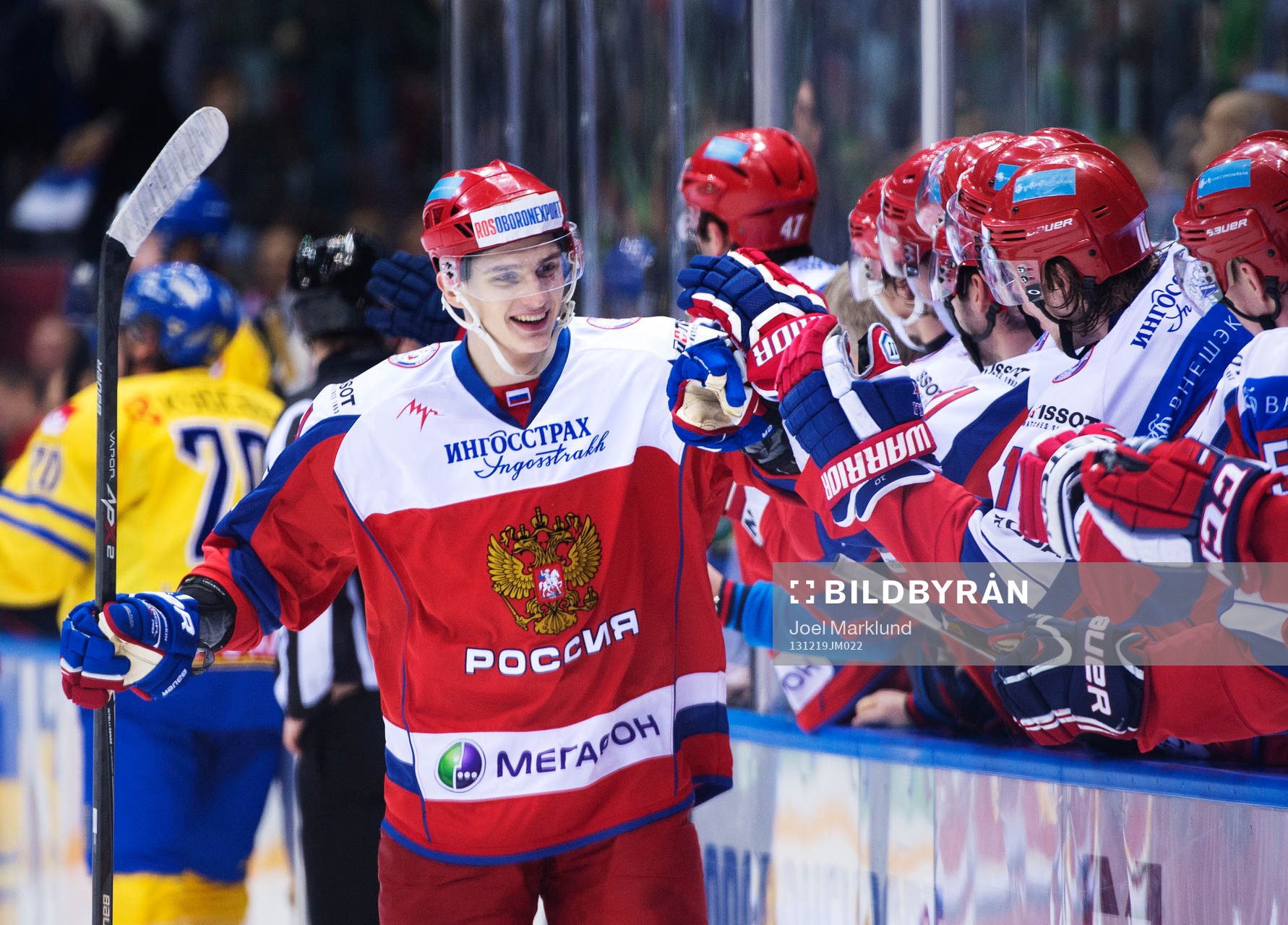 Rysslands Nikolai Prokhorkin jublar
