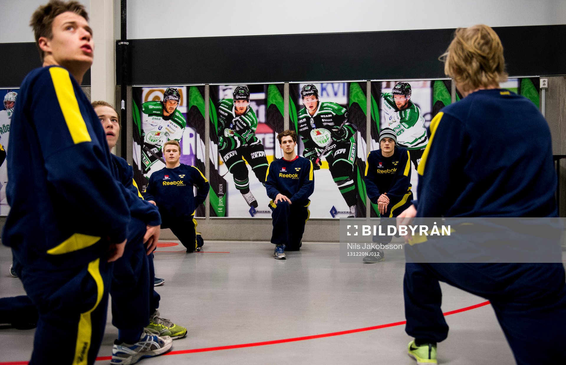 under träningsmatchen