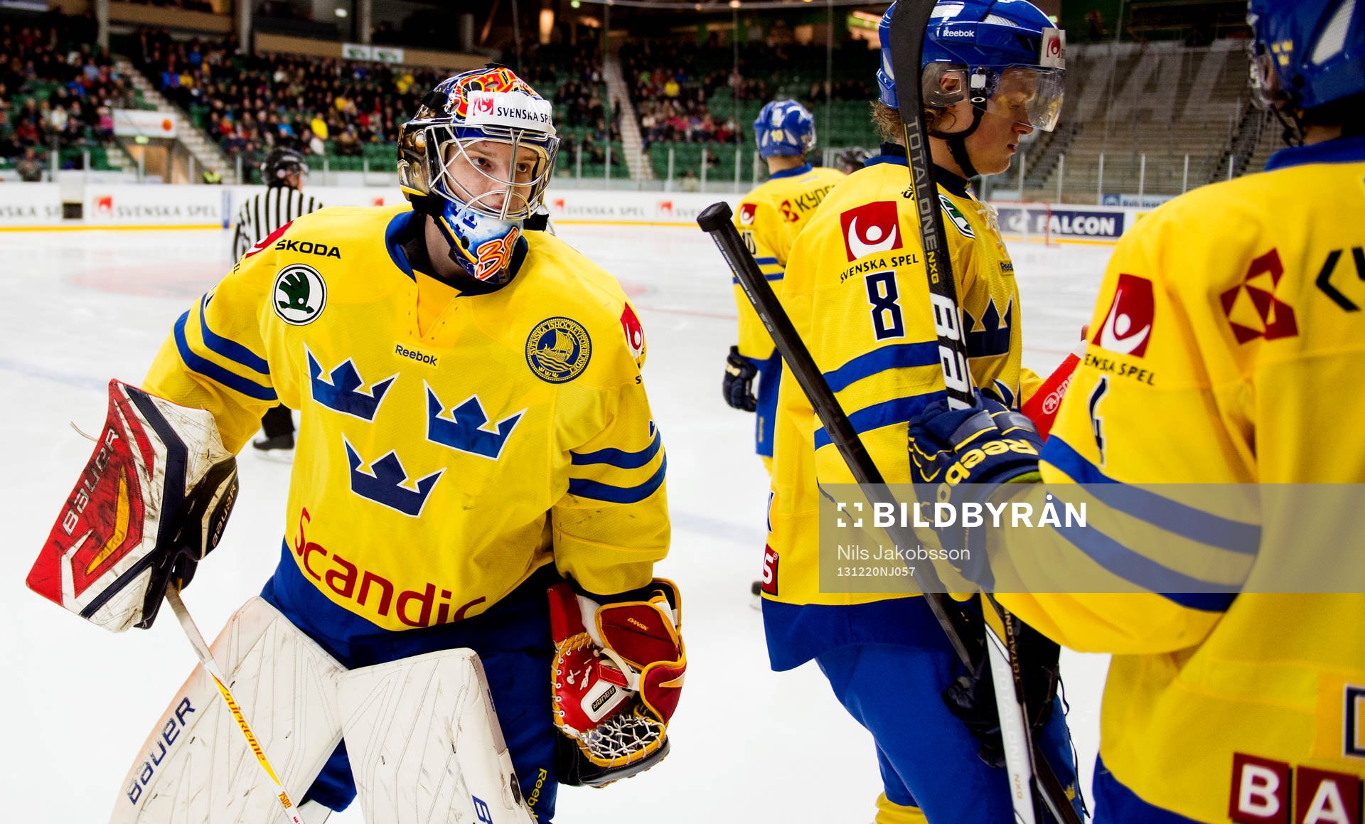 Sveriges målvakt Oscar Dansk