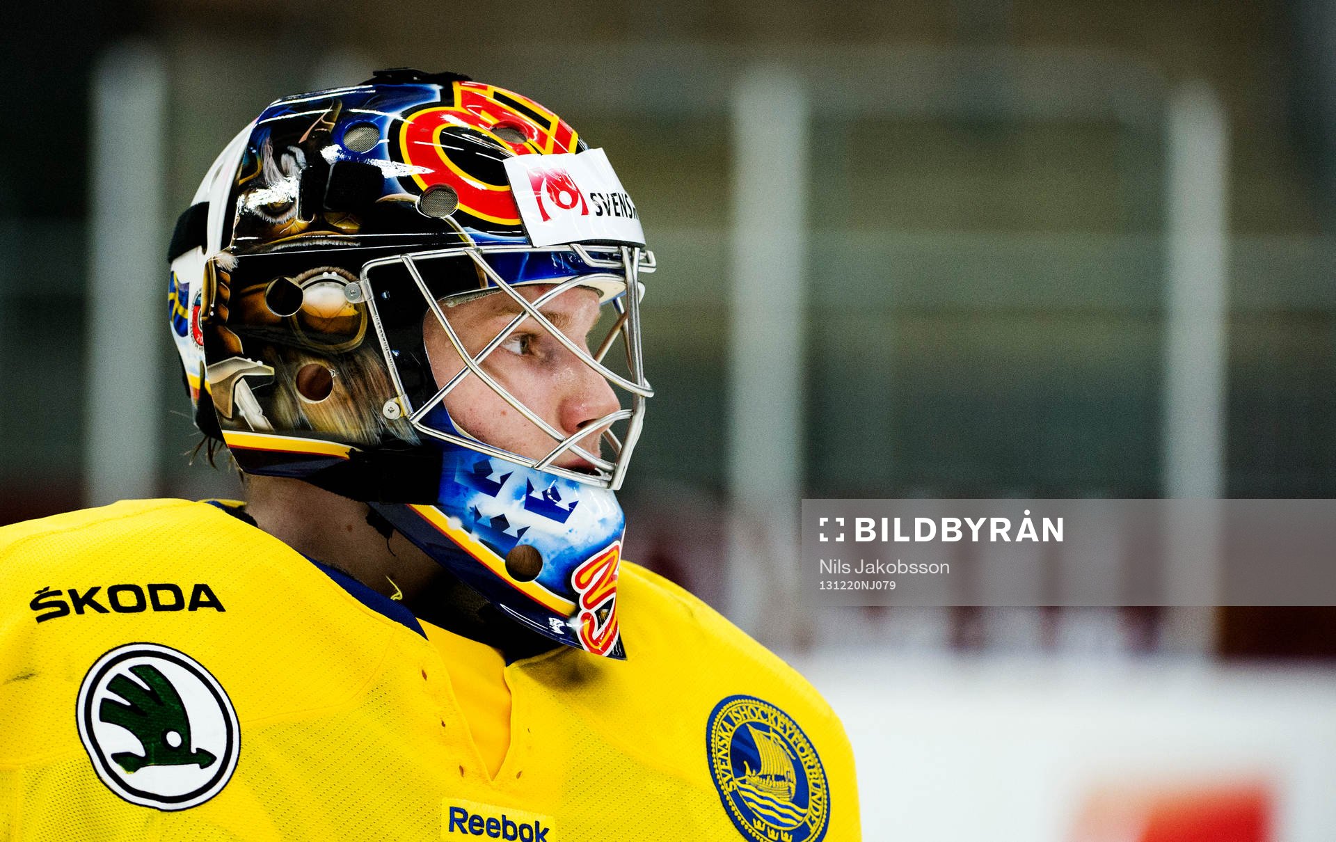 Sveriges målvakt Oscar Dansk
