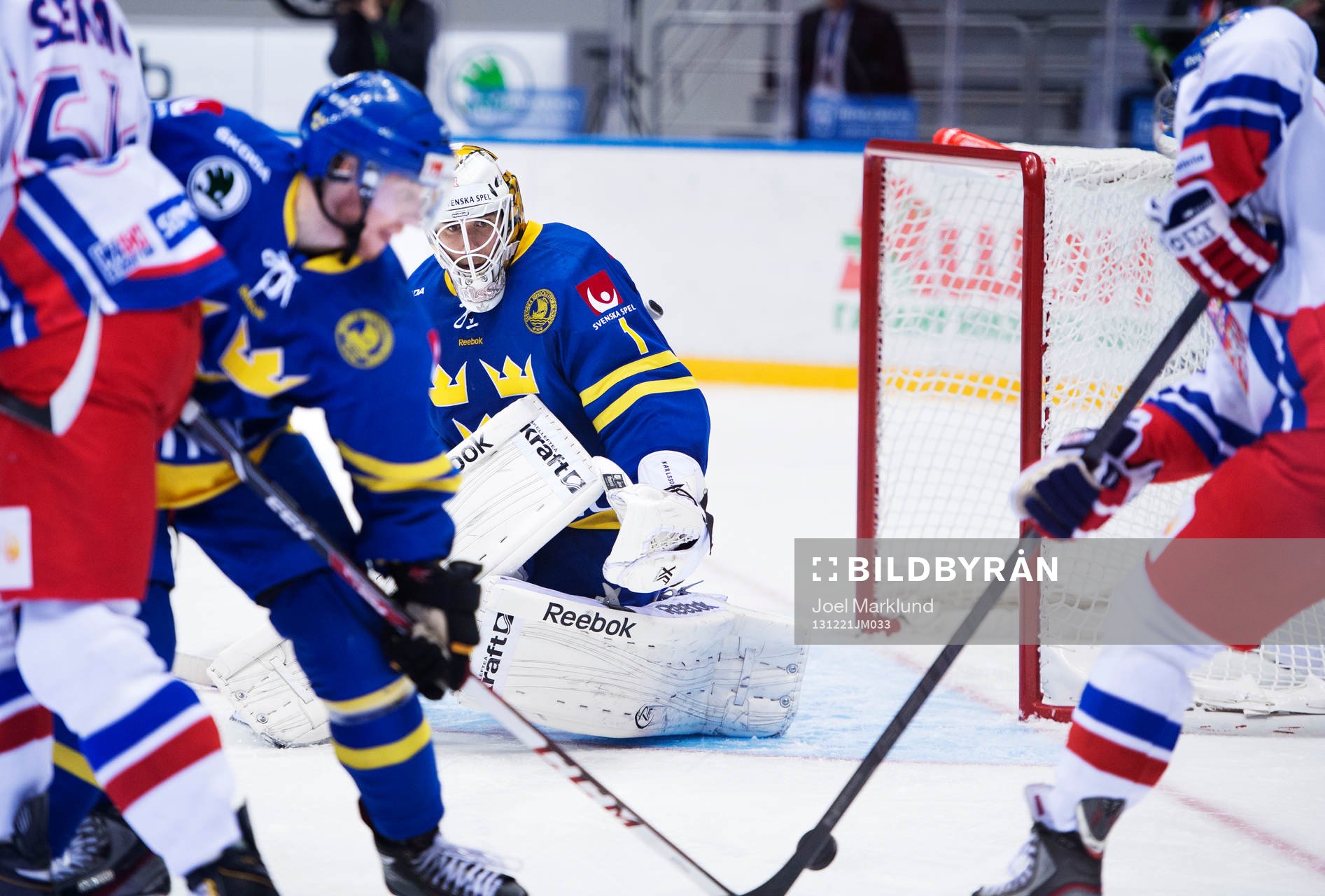 Sveriges målvakt Henrik Karlsson