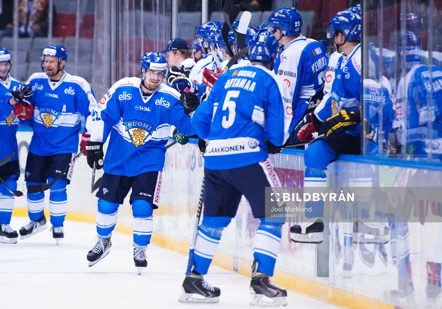 Finlands Pekka Jormakka jublar