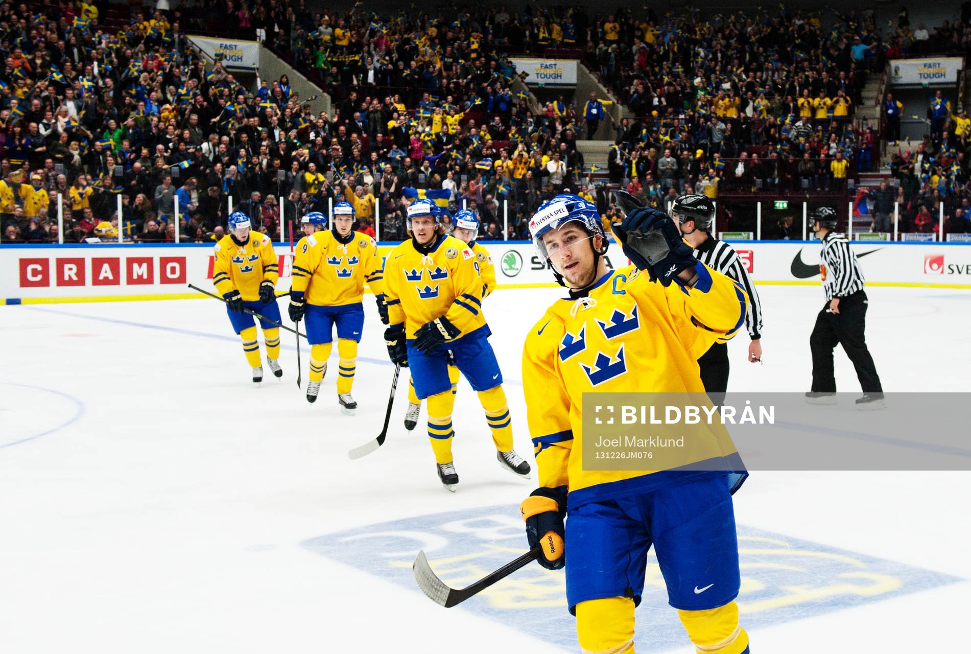 Sveriges Filip Forsberg jublar