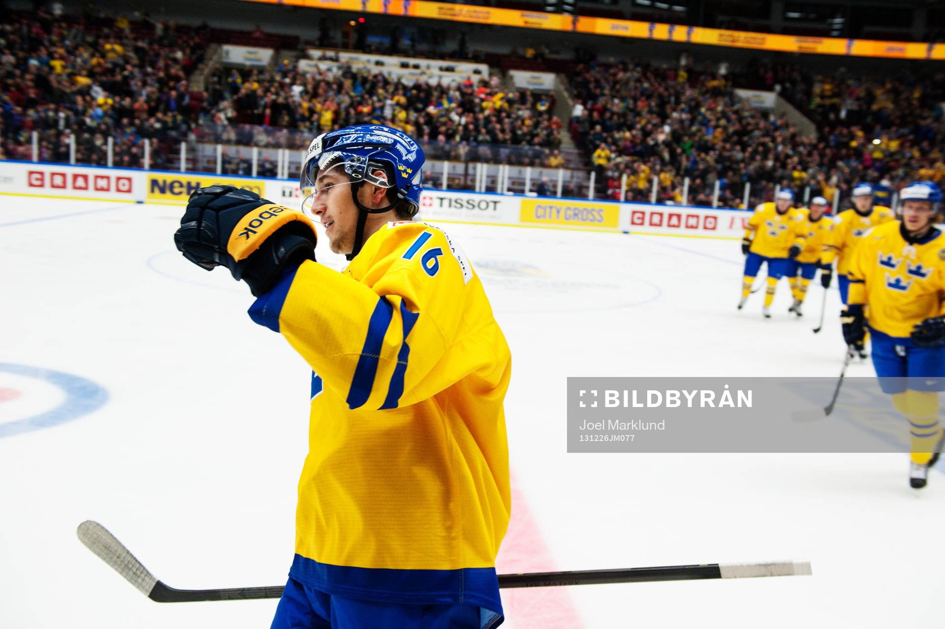 Sveriges Filip Forsberg jublar
