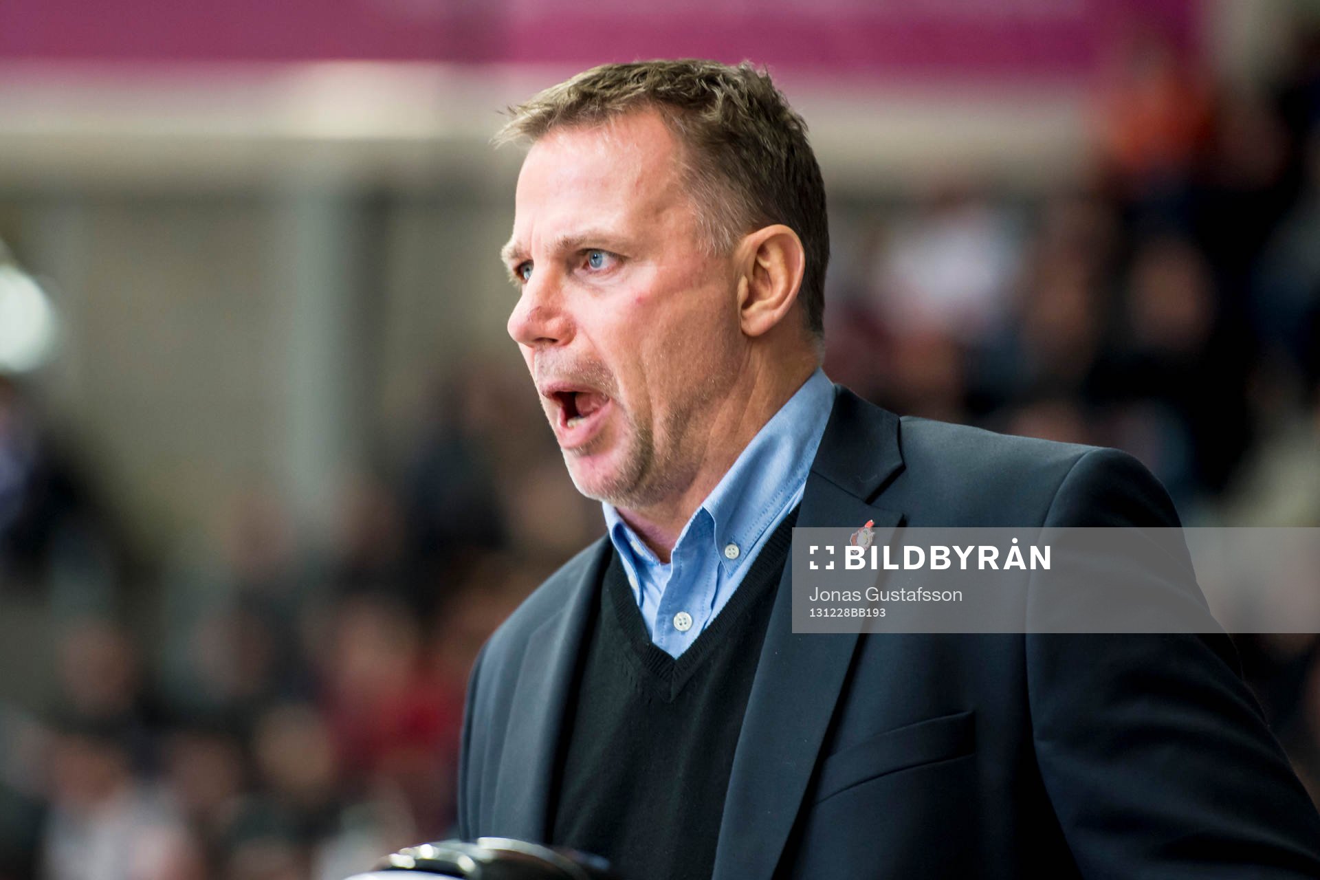 Malmö Redhawks tränare Mats Lusth