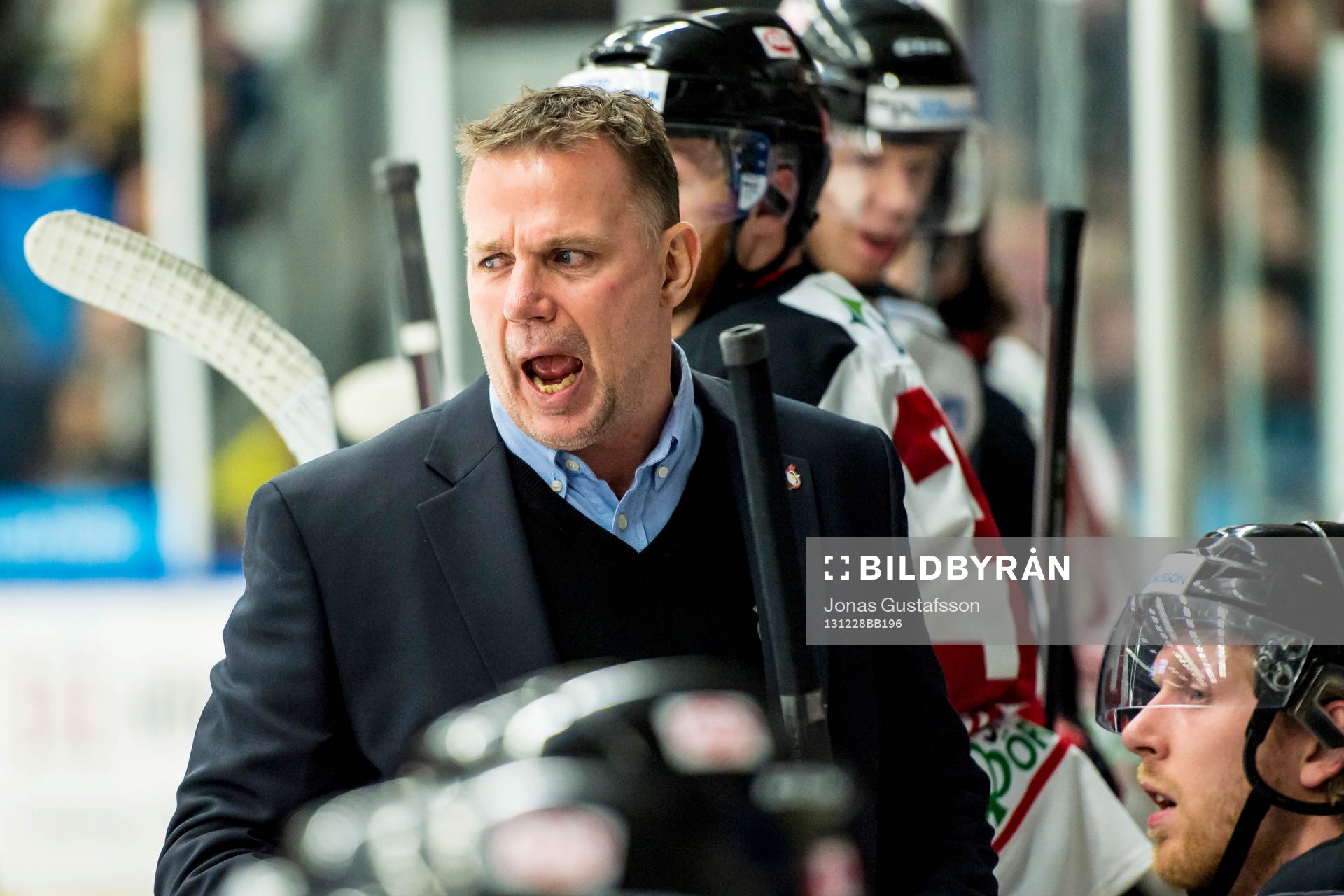 Malmö Redhawks tränare Mats Lusth