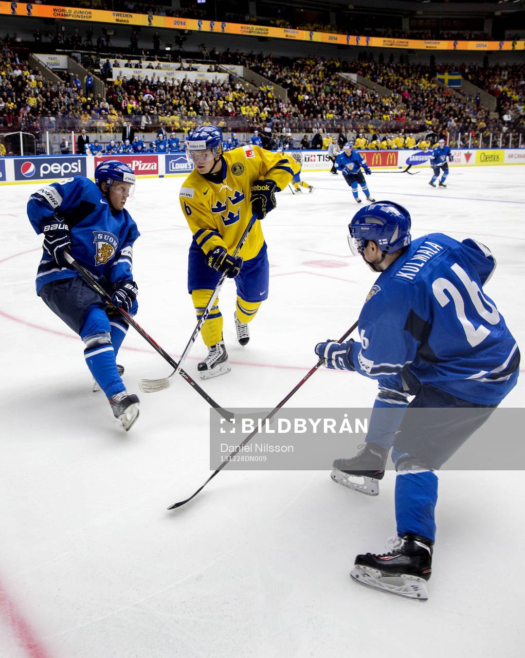 Sveriges Jesper Pettersson och Finlands Saku Kinunen och