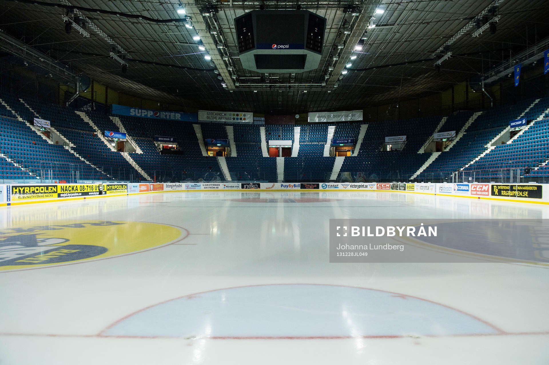 Ett tomt hovet