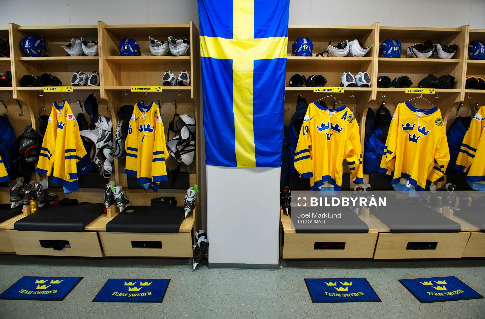 Sveriges omklädningsrum som används