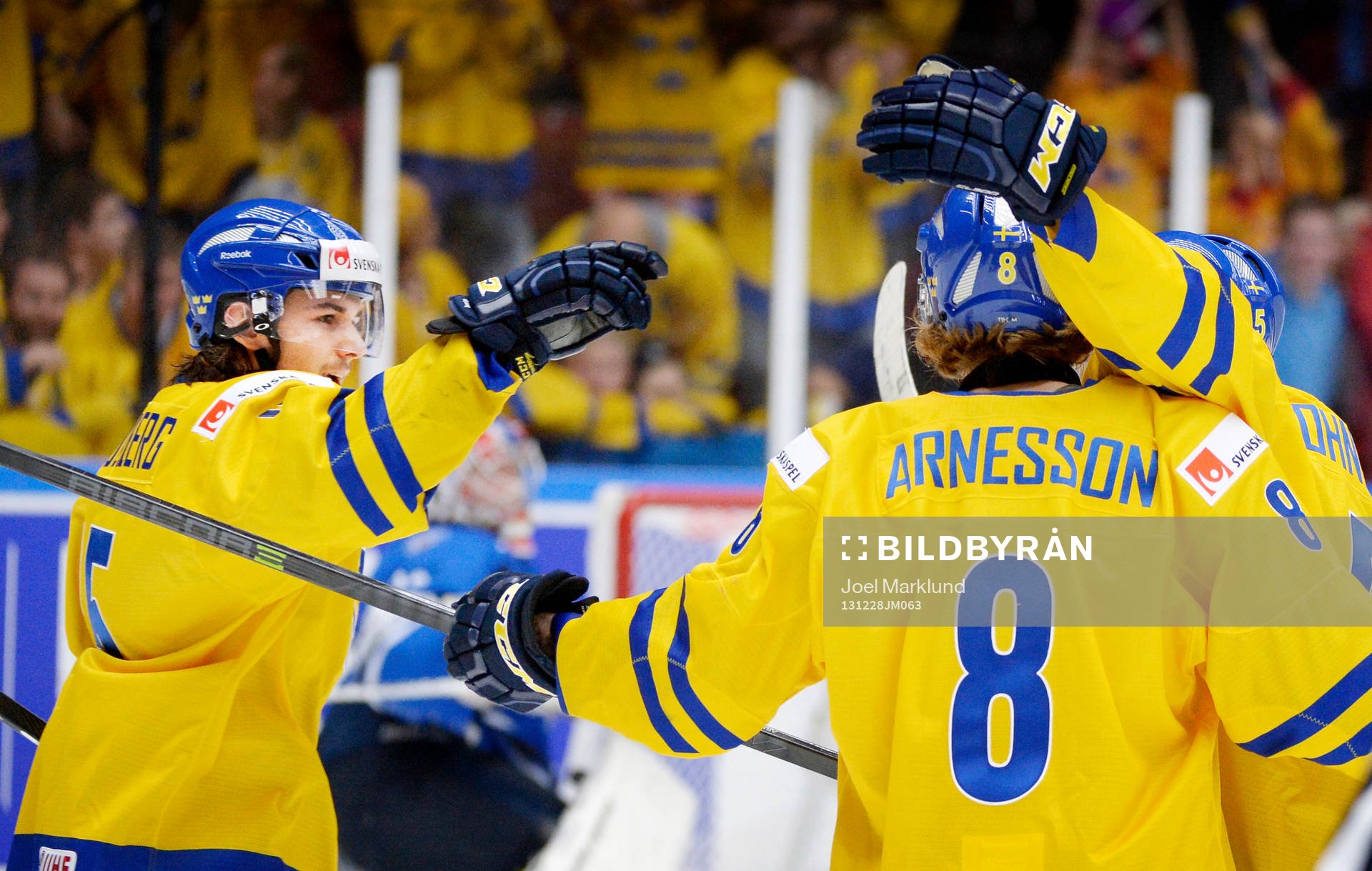 Sveriges Sebastian Collberg, Linus Arnesson och Andreas