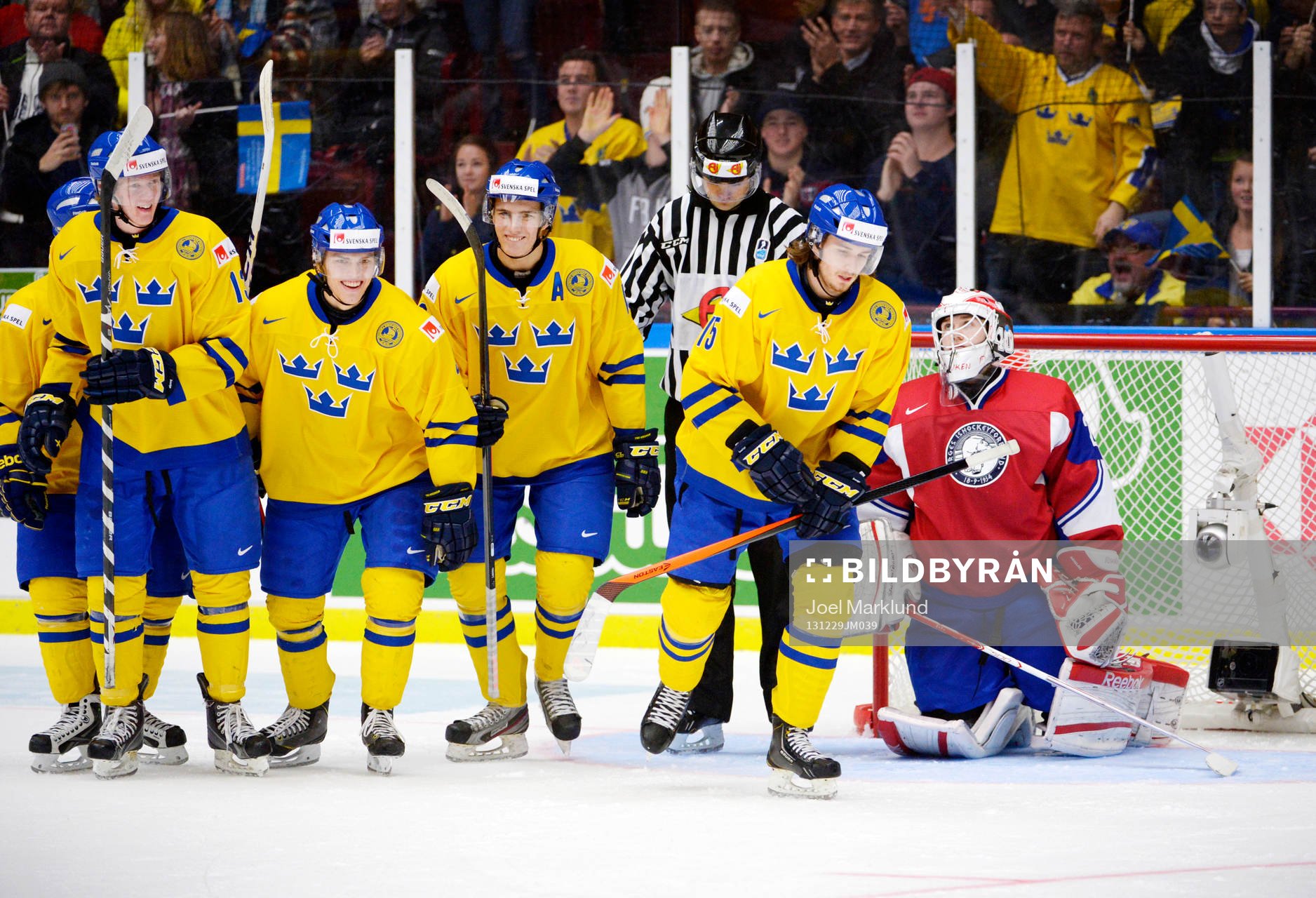 Sveriges nummer Gustav Olofsson, Andreas Johnson, Alexander