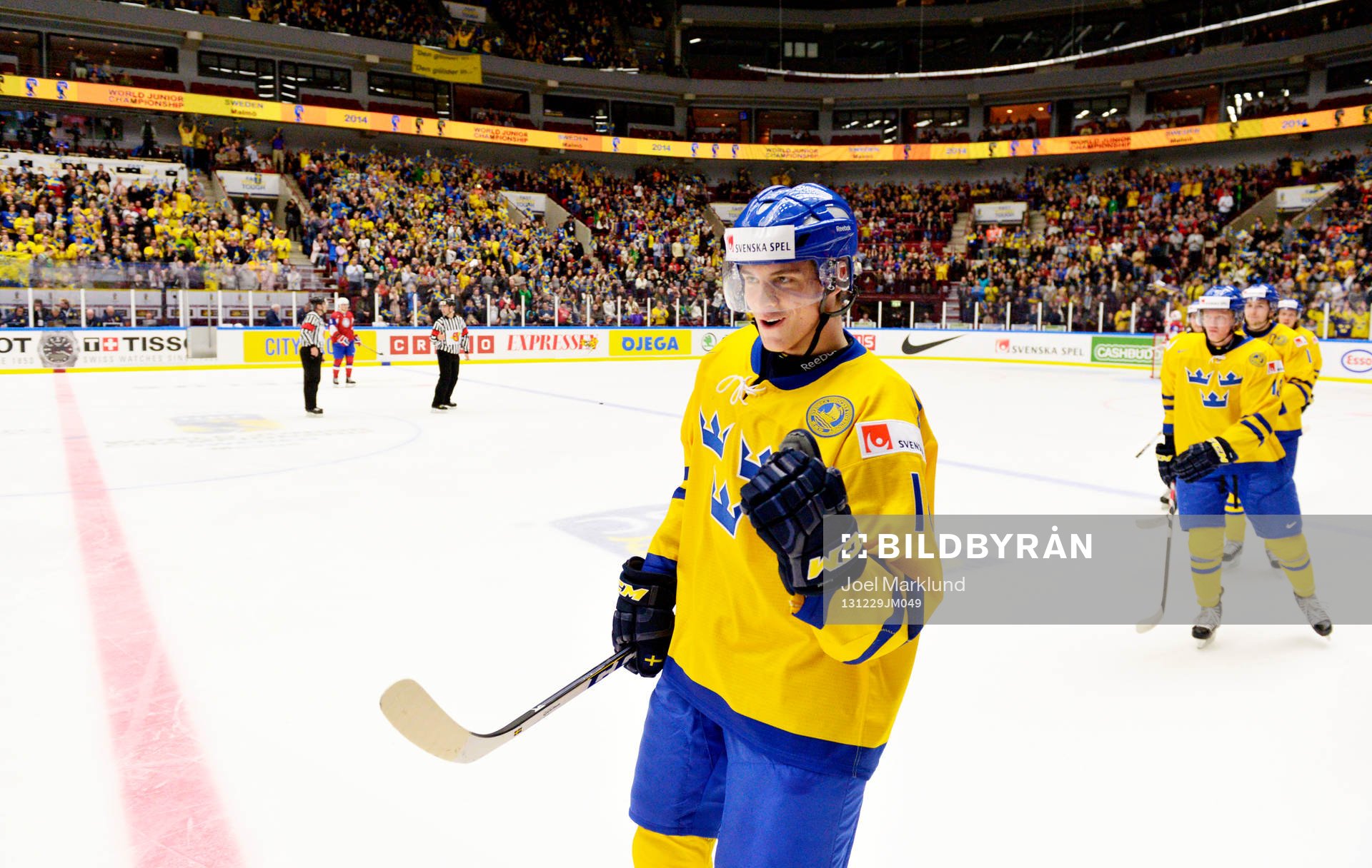 Sveriges André Burakovsky jublar