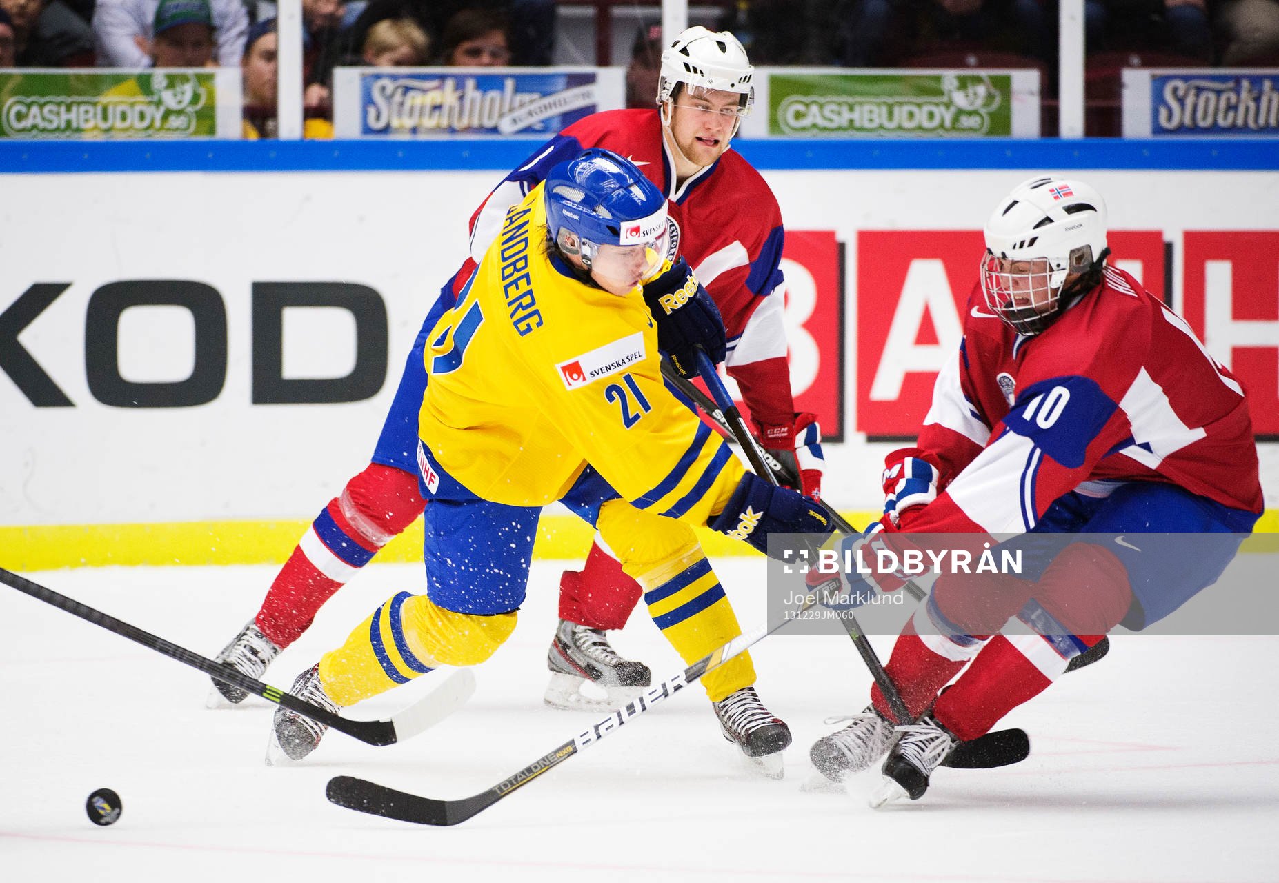 Sveriges Filip Sandberg stöter på norskt motstånd