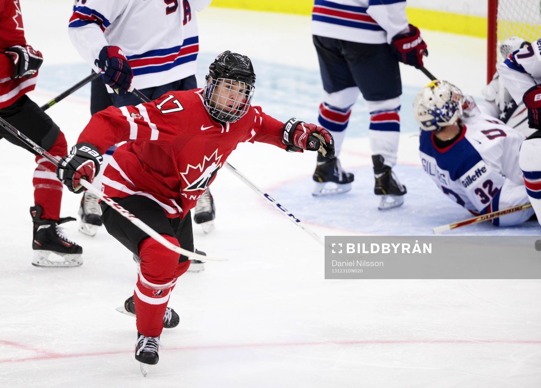 Kanadas Connor McDavid har gjort mål