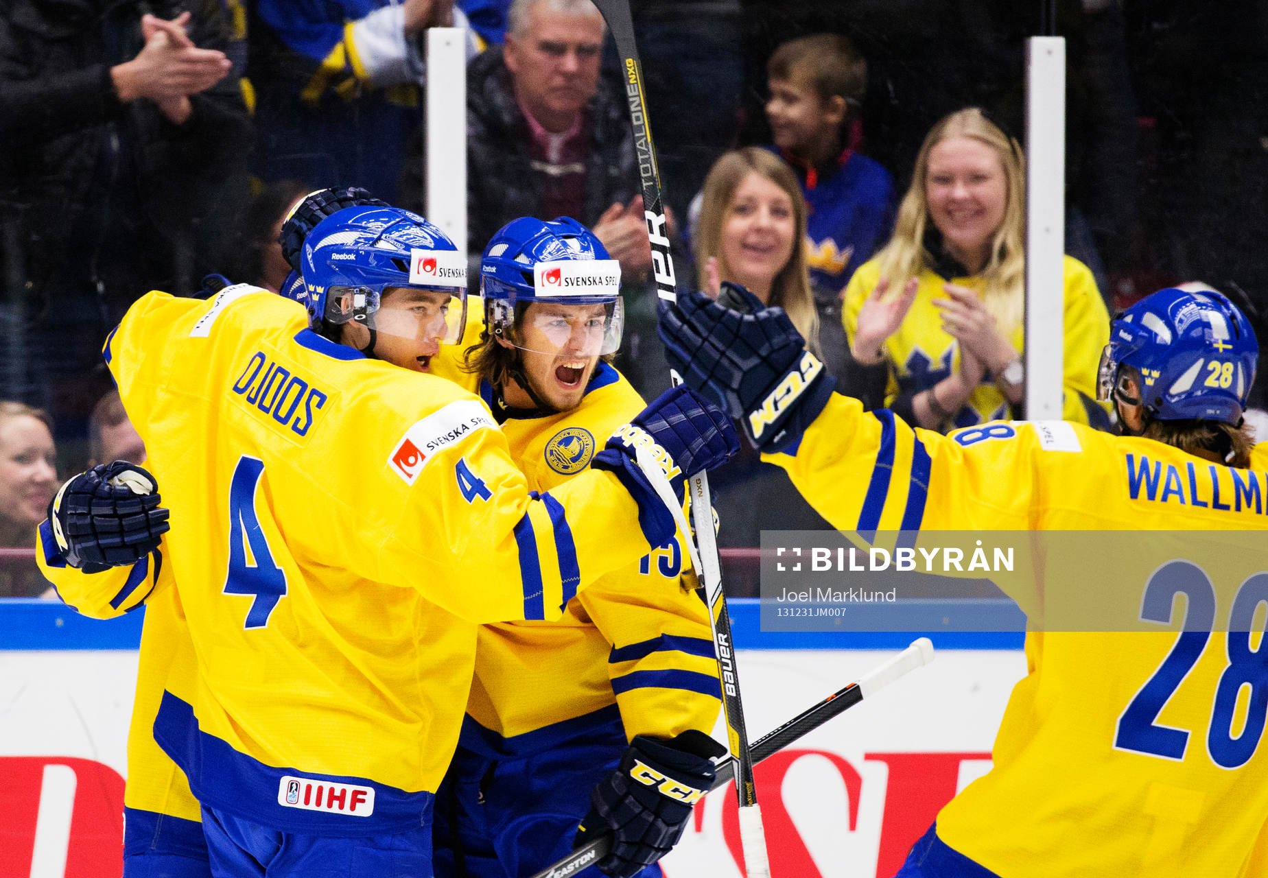 Sveriges Christian Djoos, Sebastian Collberg och Lucas