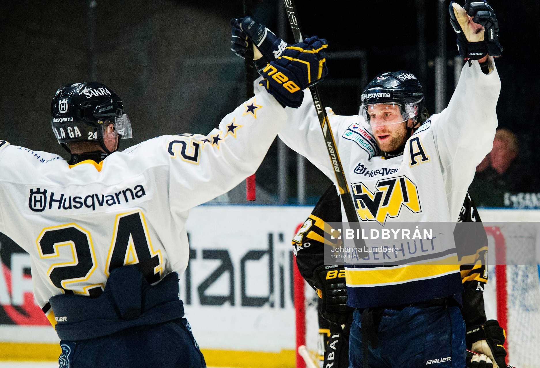 s  Erik Christensen och Marcus Nilson jublar