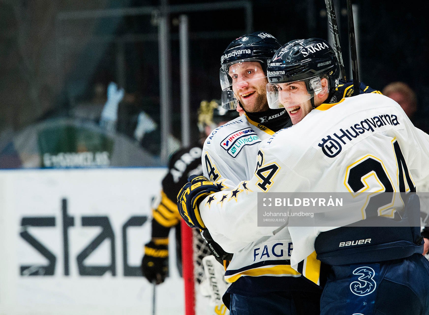 s  Erik Christensen och Marcus Nilson jublar