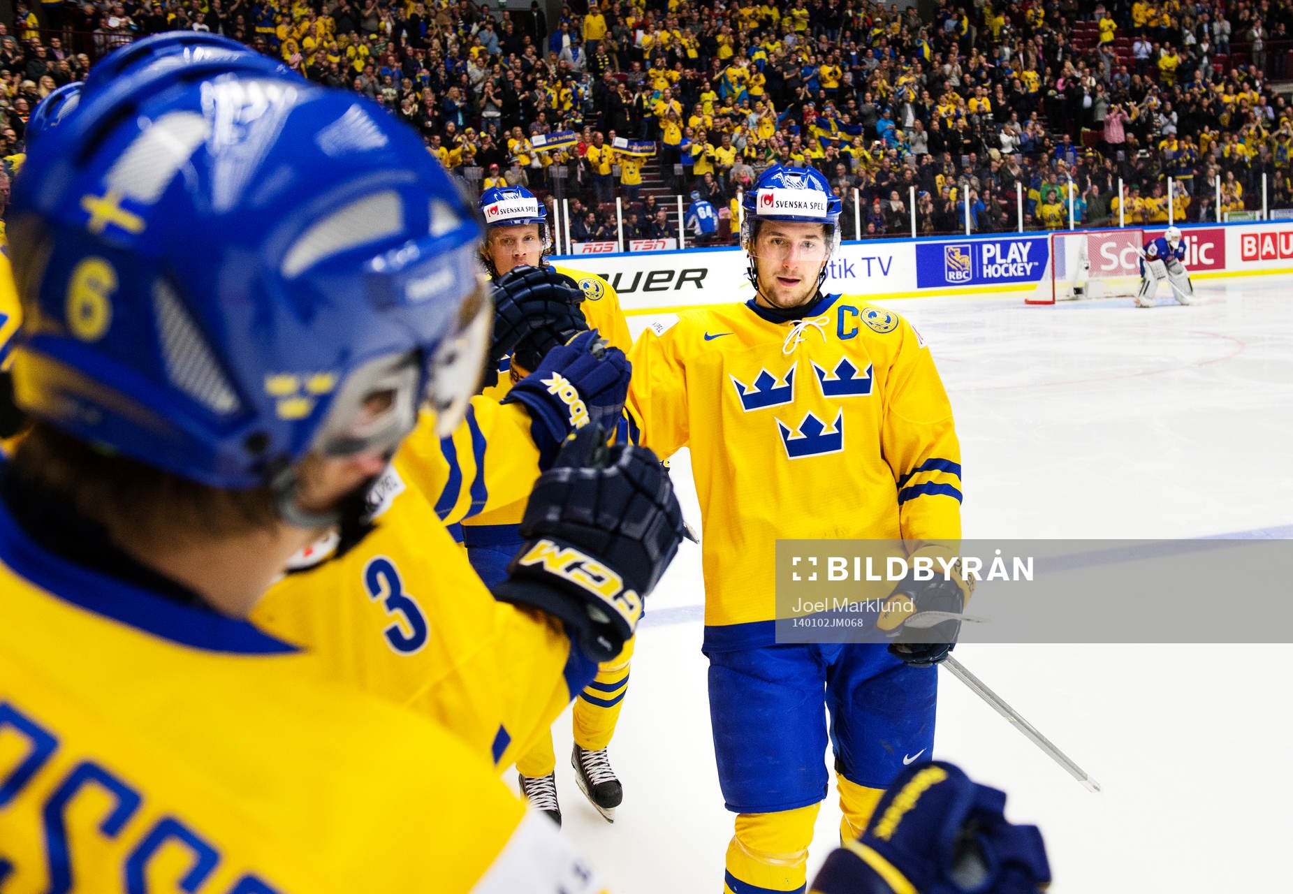 Sveriges Filip Forsberg jublar