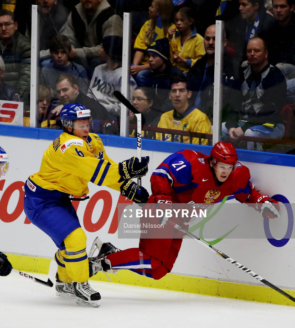 Sveriges Jesper Pettersson och Rysslands Alexander Barabanov
