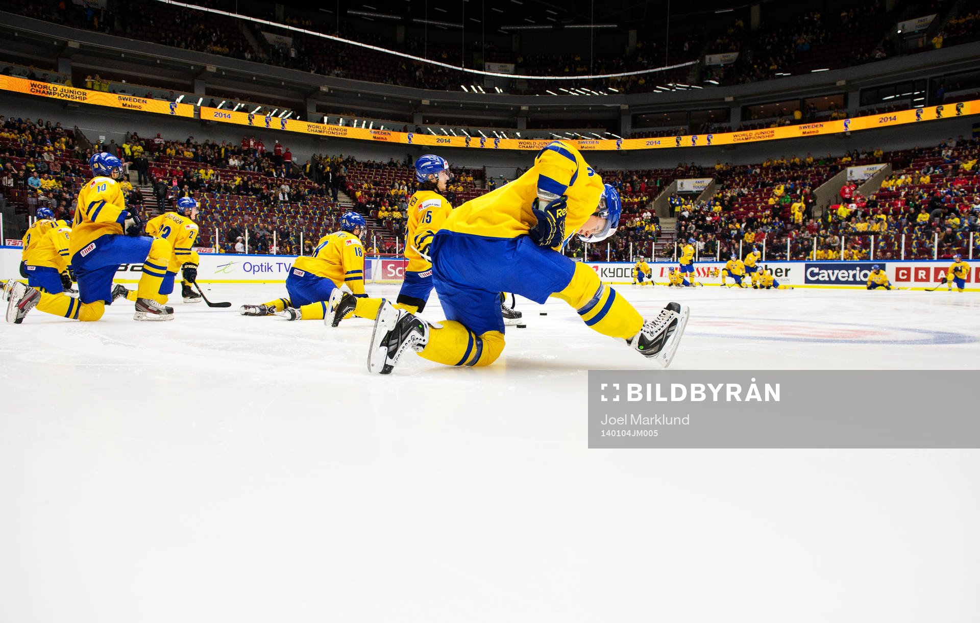 Sveriges lag värmer upp