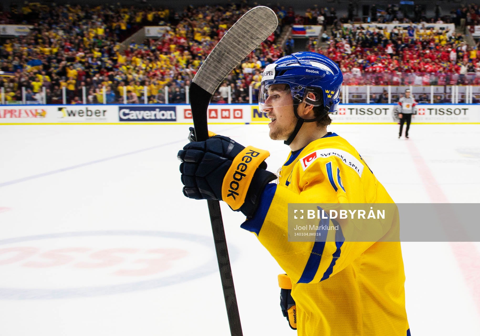 Sveriges Filip Forsberg jublar