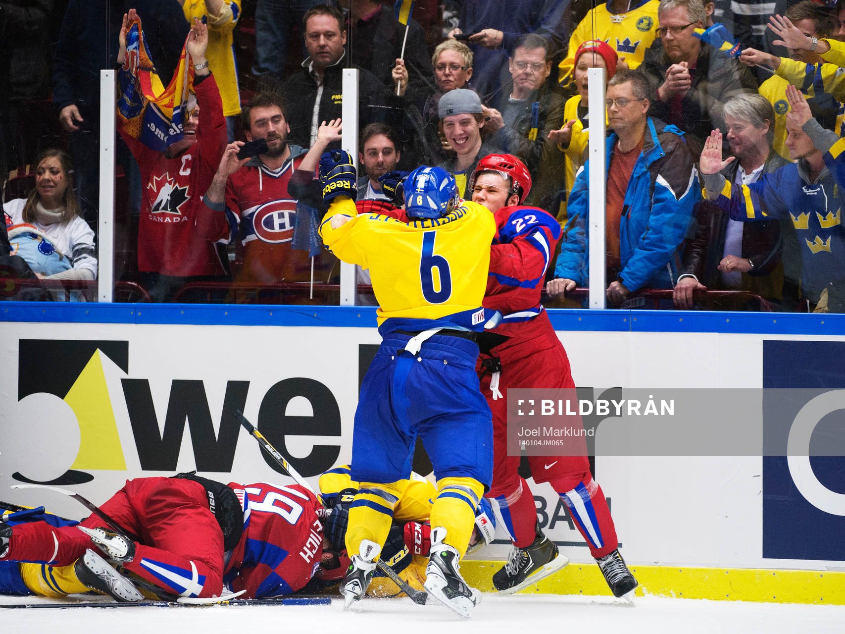 Sveriges Jesper Pettersson och Rysslands Andrei Mironov