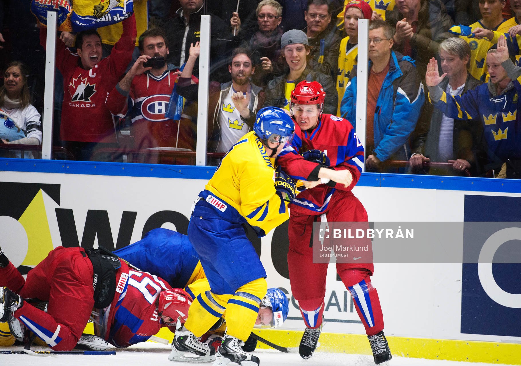 Sveriges Jesper Pettersson och Rysslands Andrei Mironov