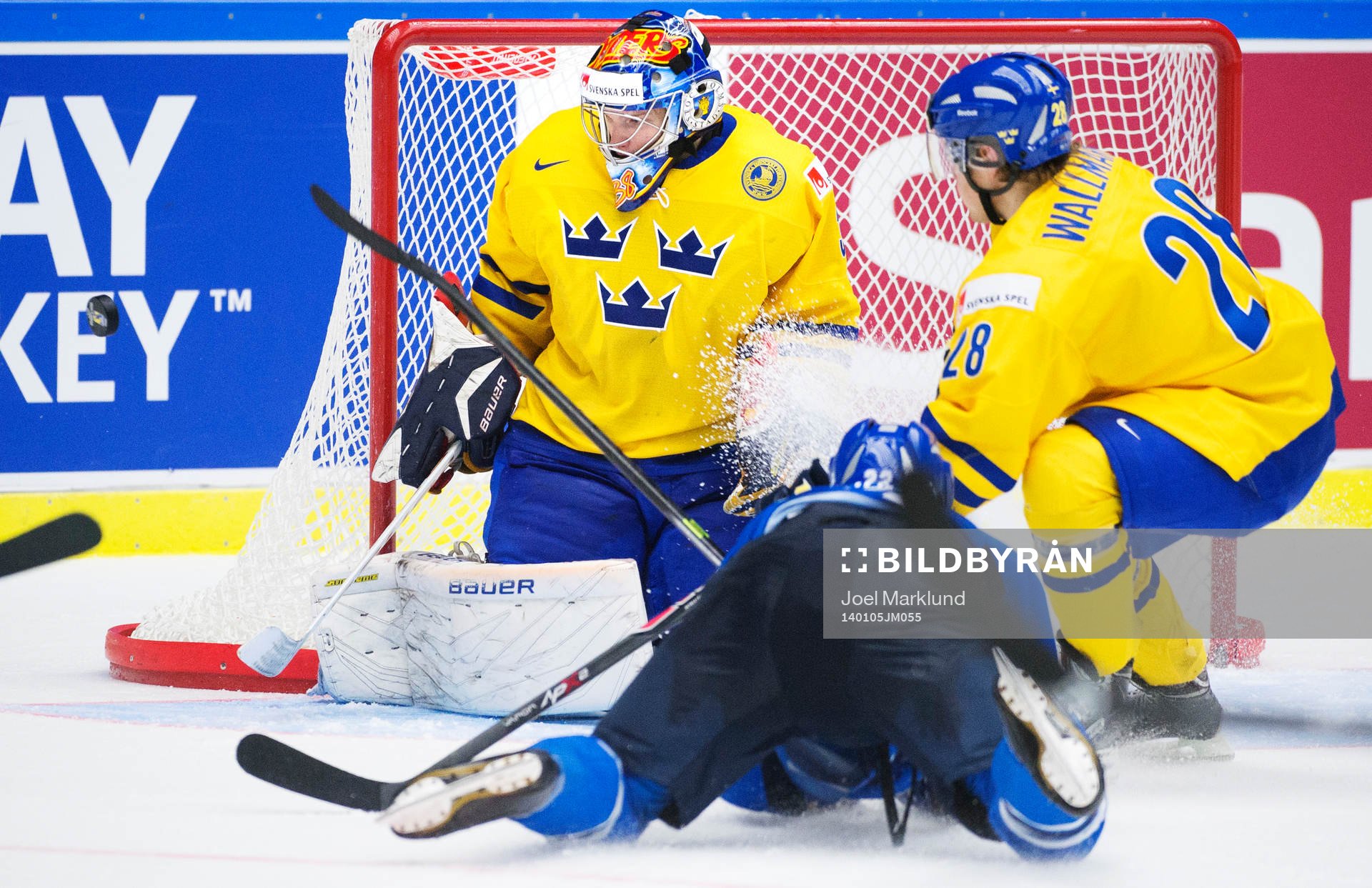 Sveriges målvakt Oscar Dansk