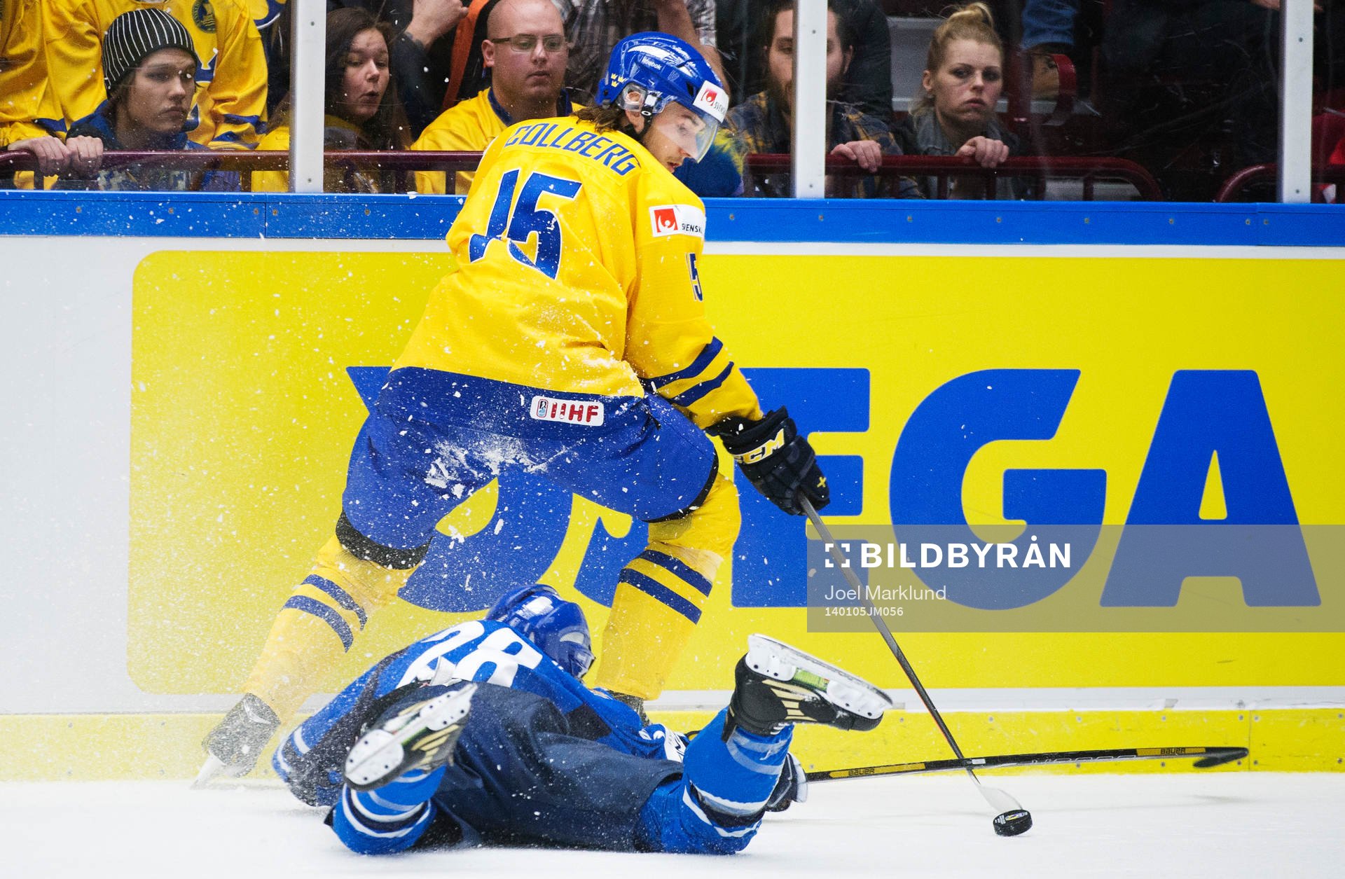 Sveriges Sebastian Collberg och Finlands Artturi Lehkonen