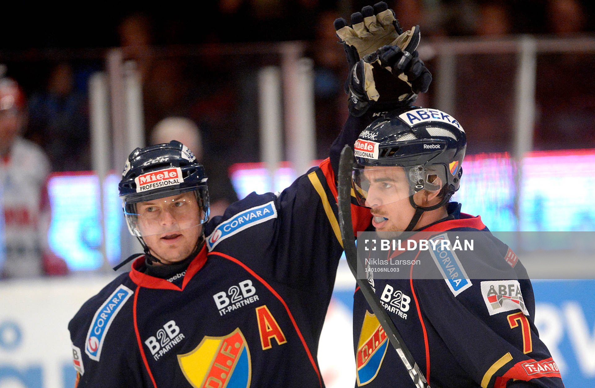 Djurgårdens Nils Andersson jublar