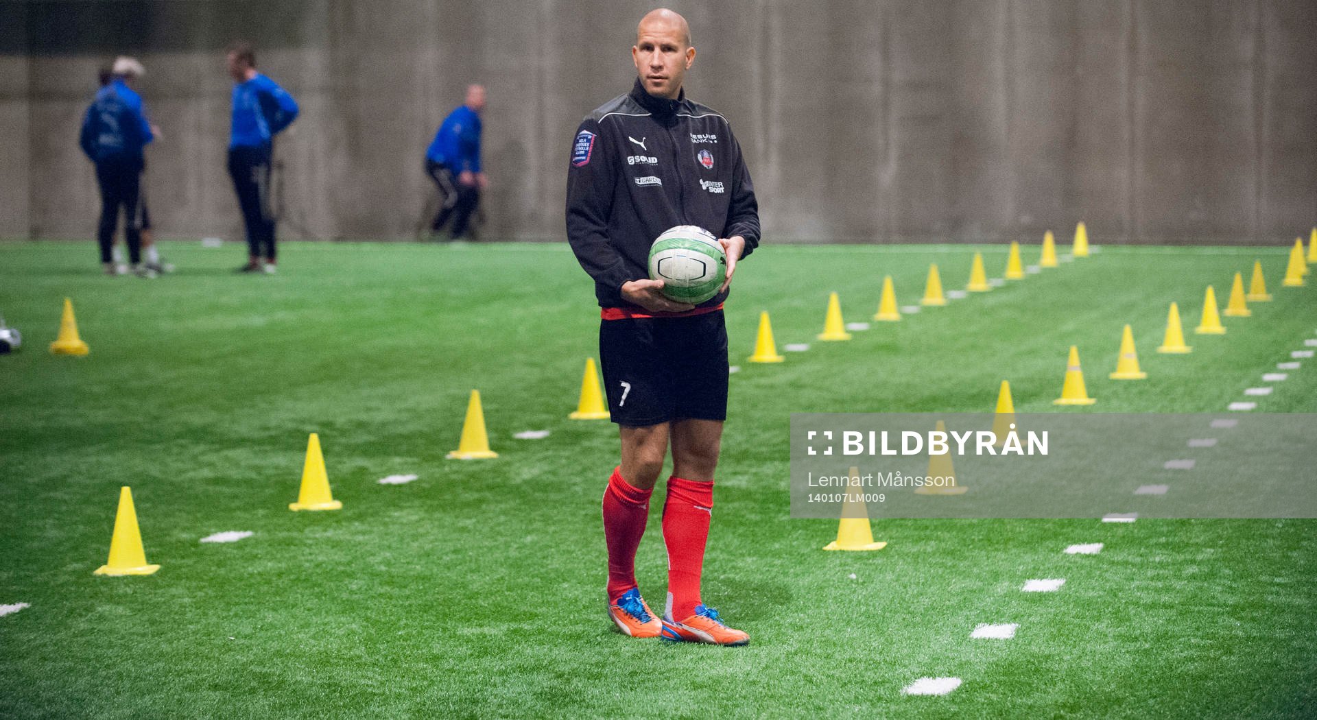   Helsingborgs Mattias Lindström under Helsingborgs första träning 7 januari 2014.