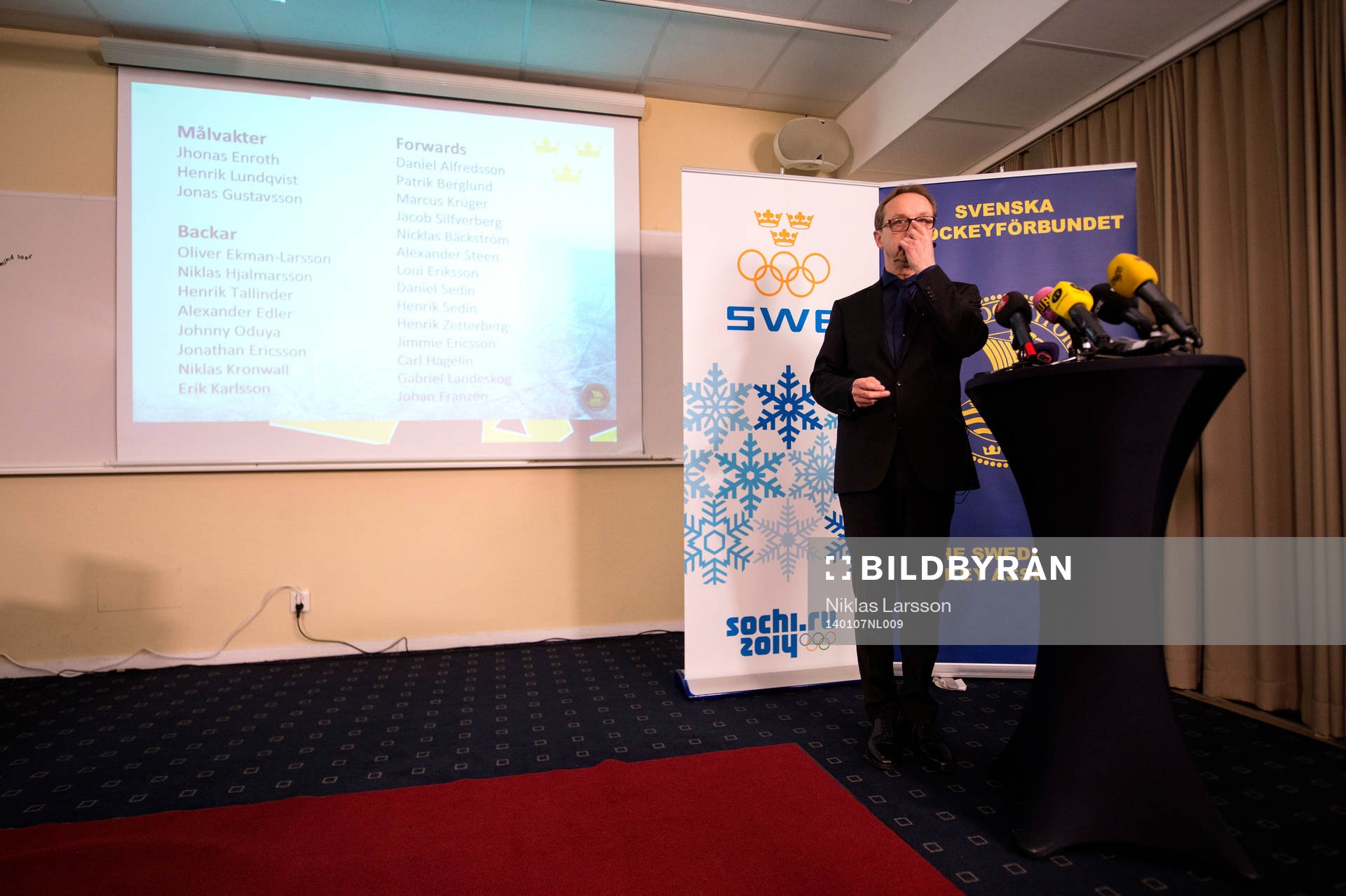 Pär Mårts, förbundskapten Sverige presenterar