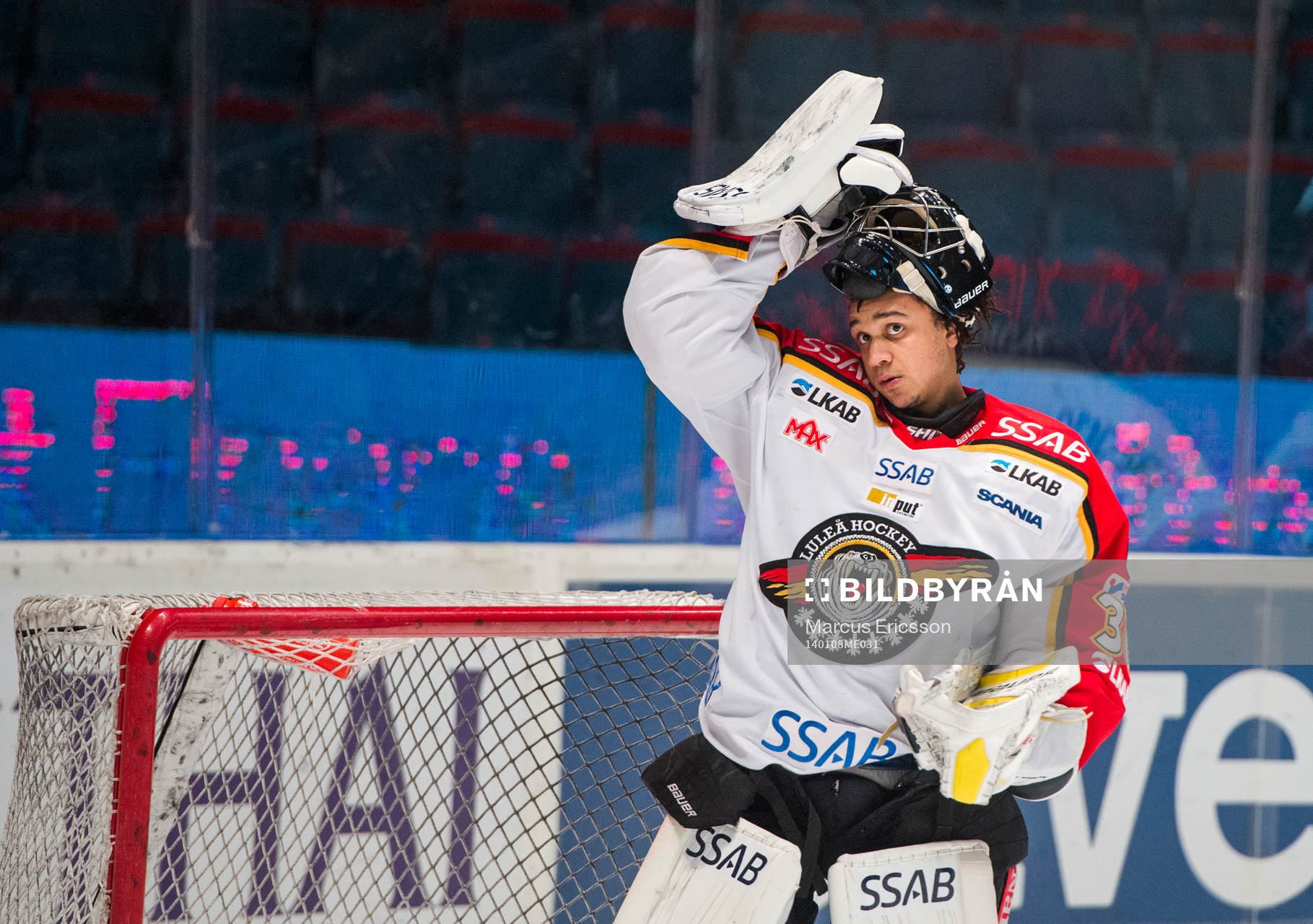 Luleås målvakt Mark Owya