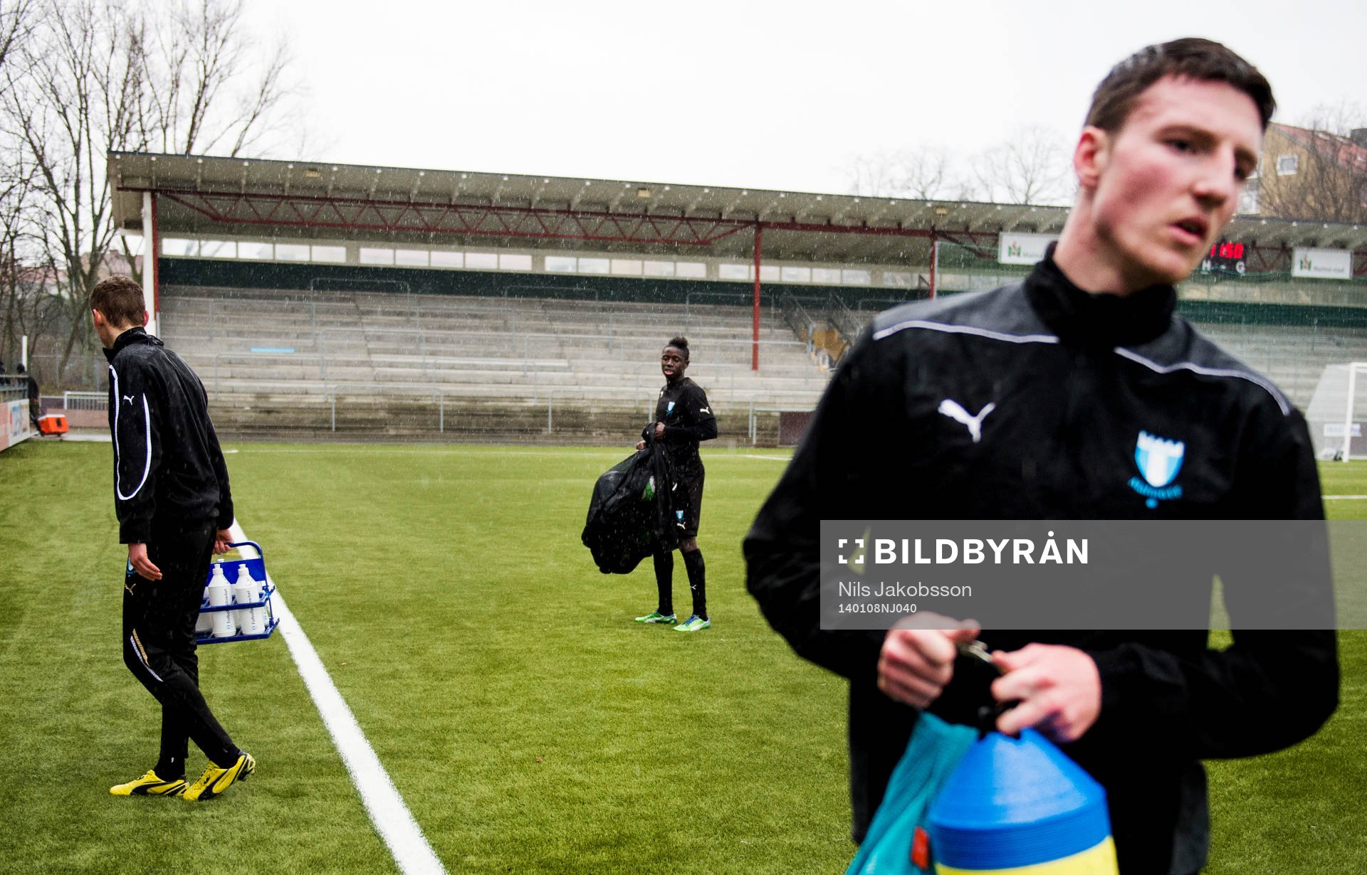 Malmö FFs Pa Konate när Malmö FF tränar sin första