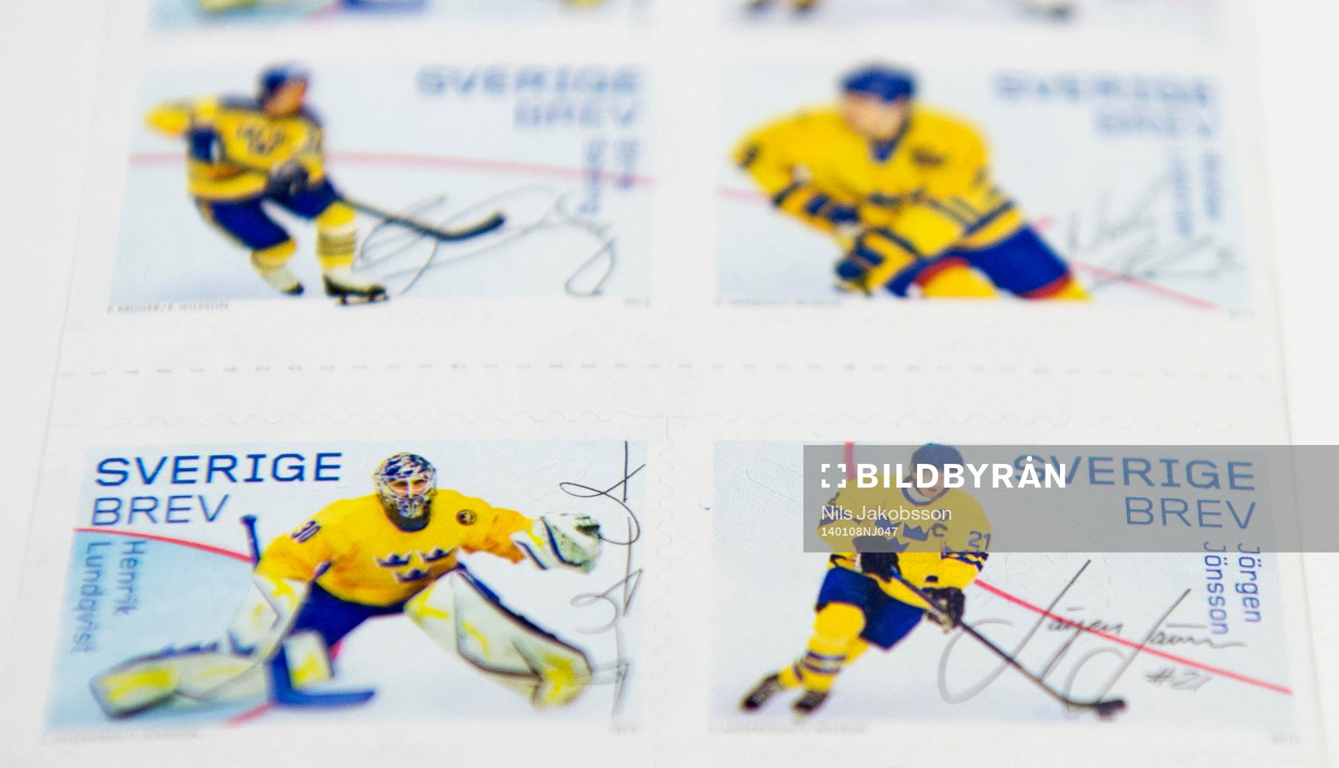 Henrik Lundqvist, Jörgen Jönsson, Börje Salming, Nicklas