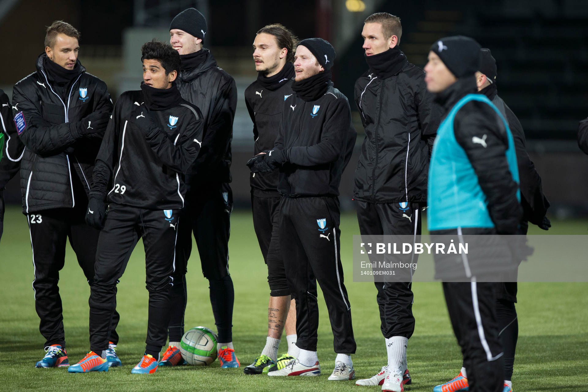 Några av Malmös spelare