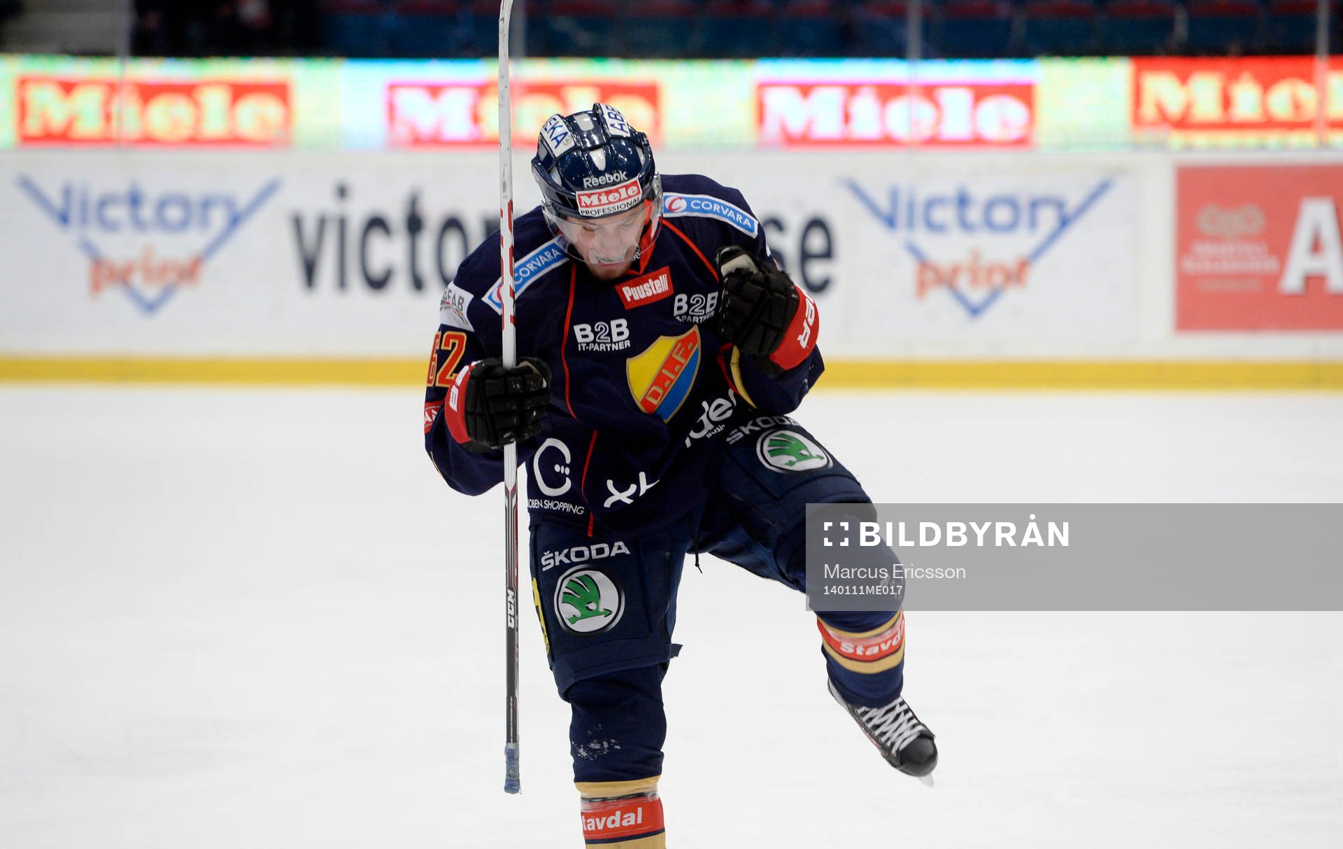 Djurgårdens Jens Jakobs jublar