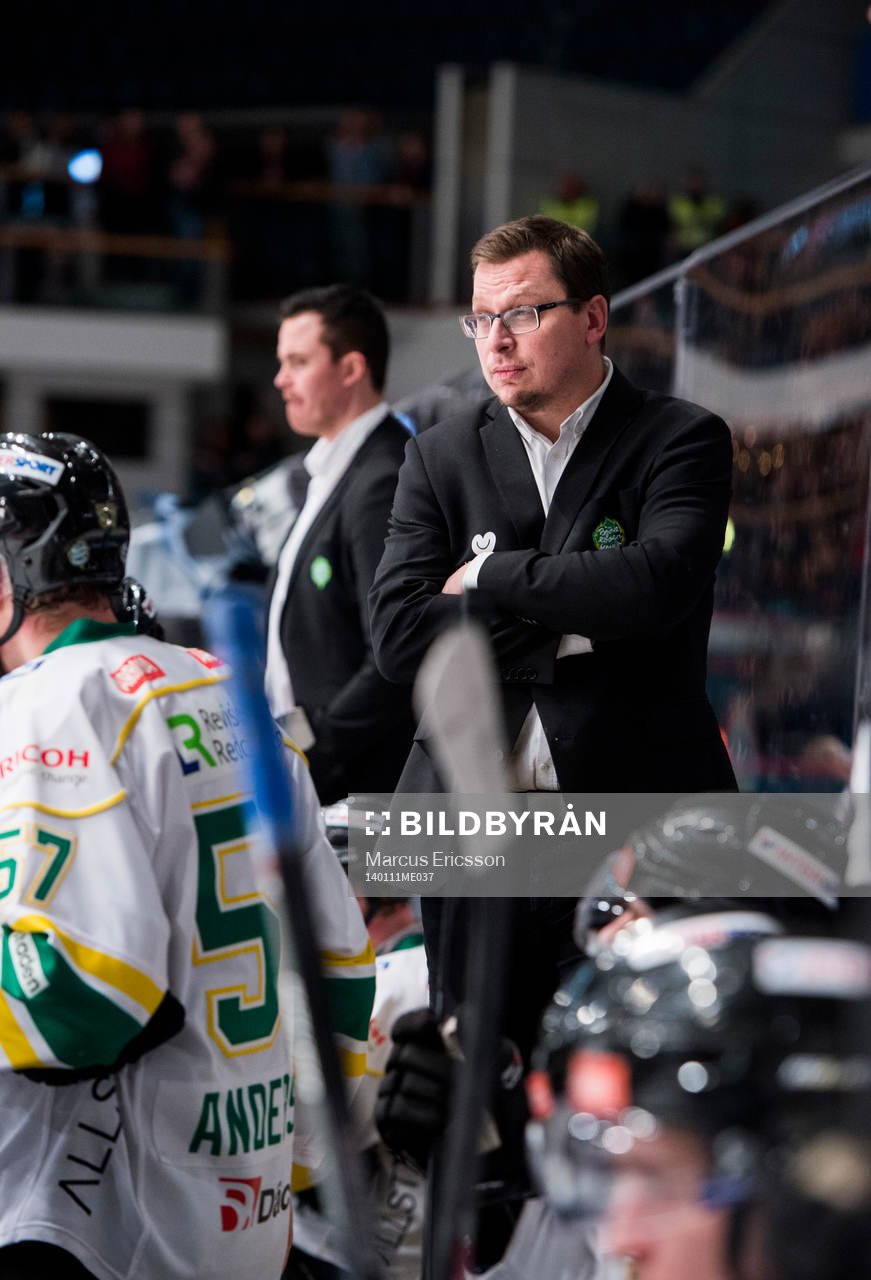 Björklövens tränare Jens Öhman