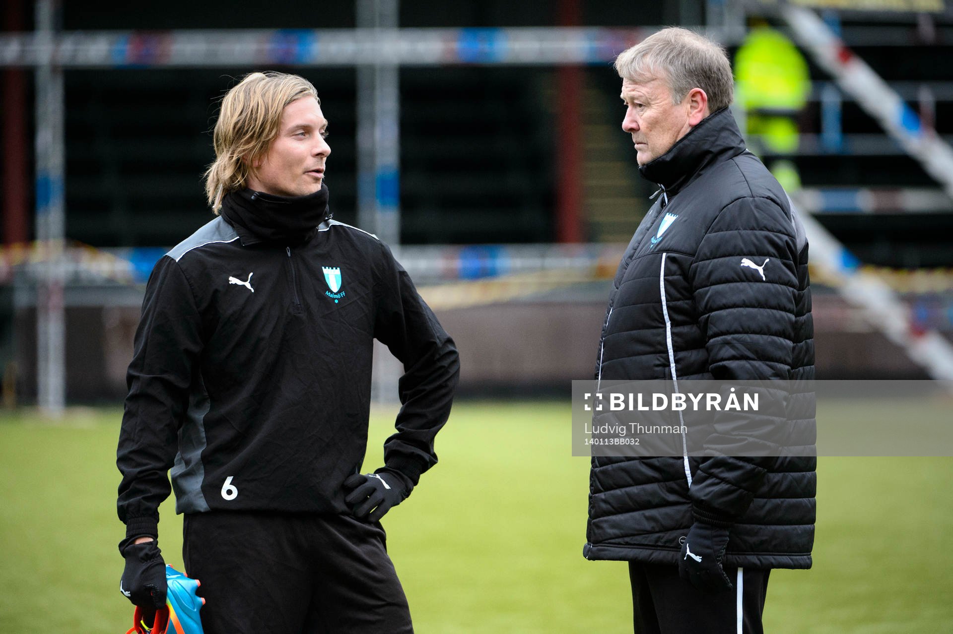 Åge Hareide i samtal med Markus Hasti