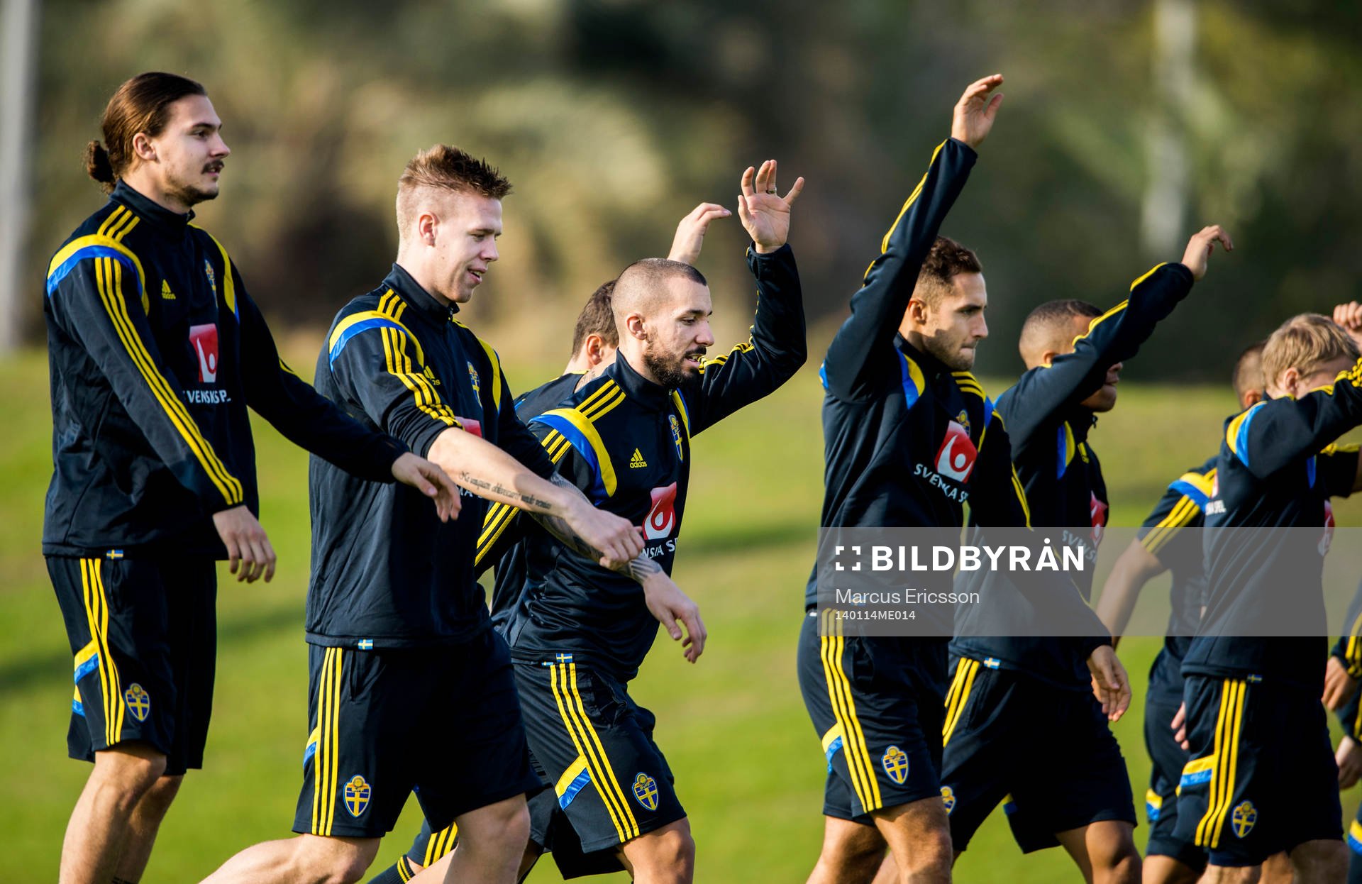 Erik Johansson, Pontus Jansson, Guillermo Molins och Niklas