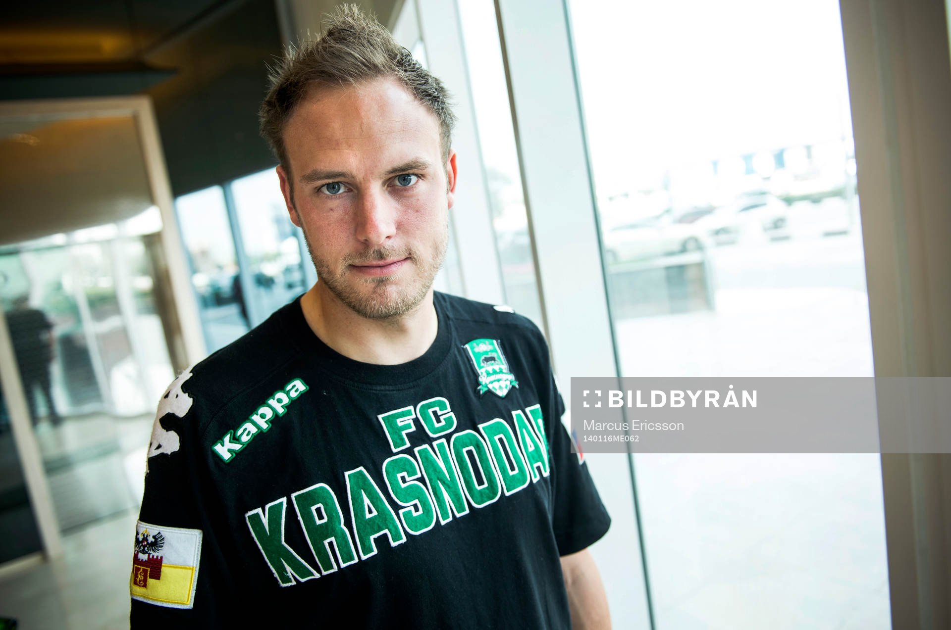 Andreas Granqvist på träningsläger med sitt ryska