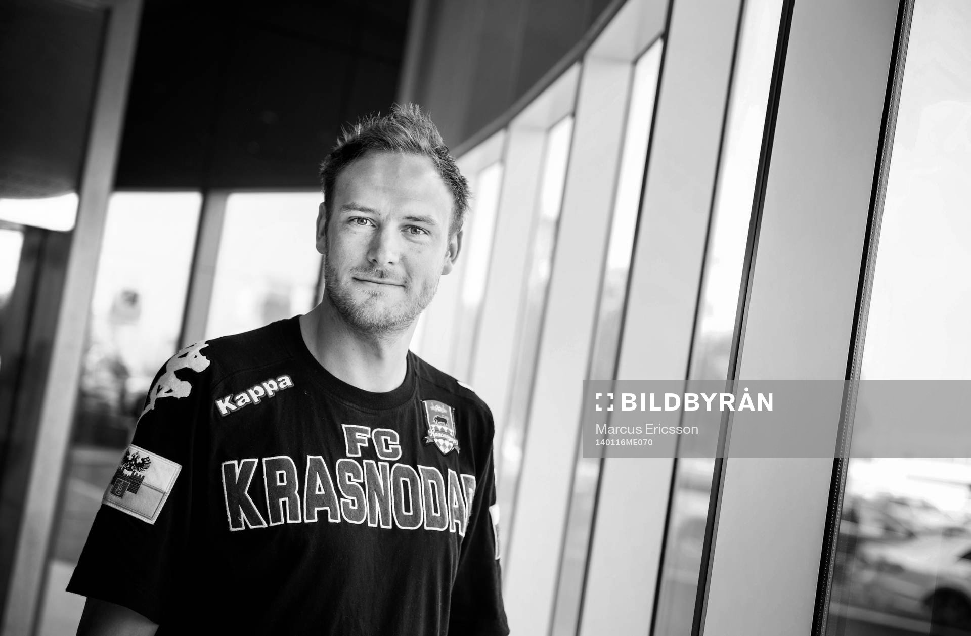 Andreas Granqvist på träningsläger med sitt ryska