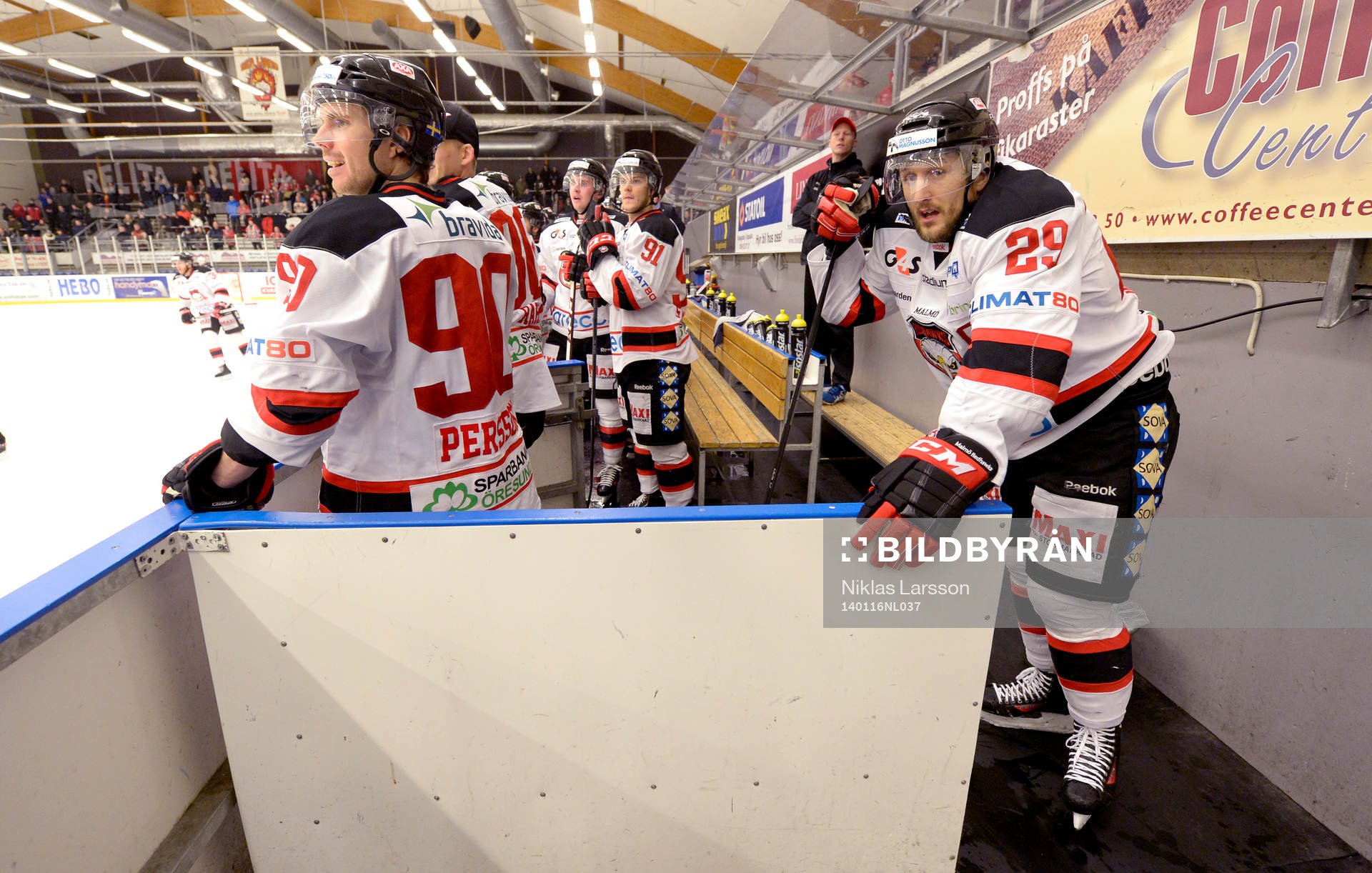 Malmö Redhawks Tomas Kollar och Mattias Persson