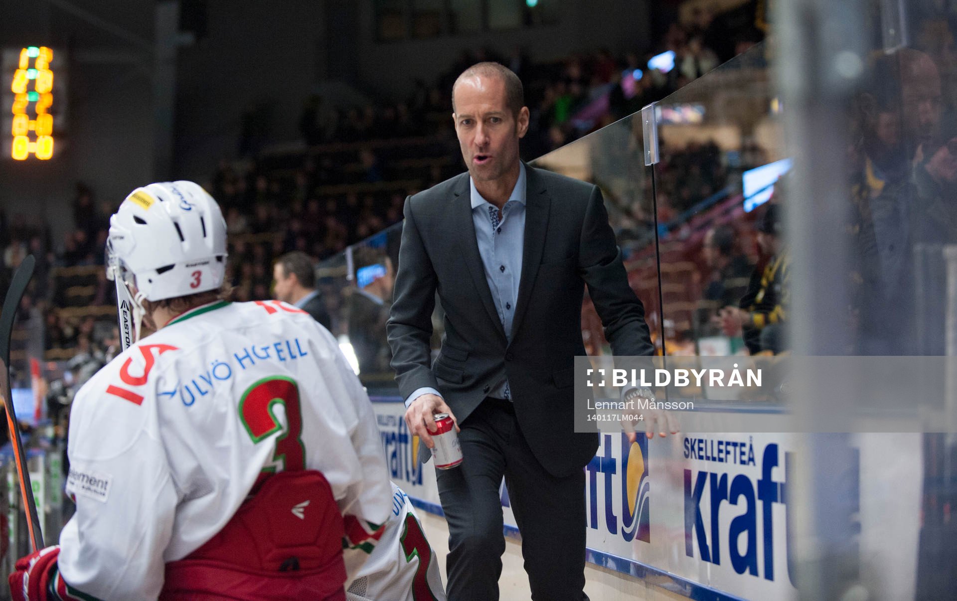 Modos tränare Anders Forsberg var tillbaka i Skellefteå