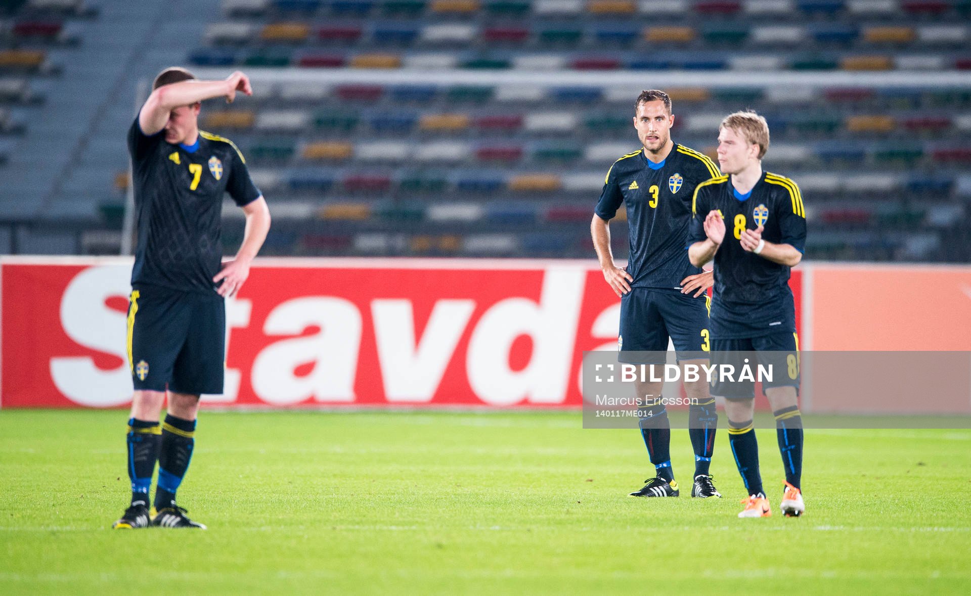 Sveriges Jakob Johansson, Niklas Backman och Oscar Lewicki