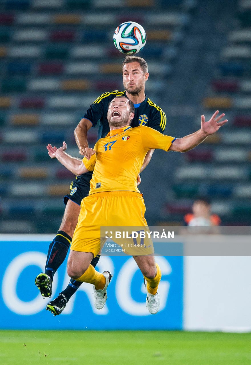 Sveriges Niklas Backman och Moldaviens Eugen Cebotaru