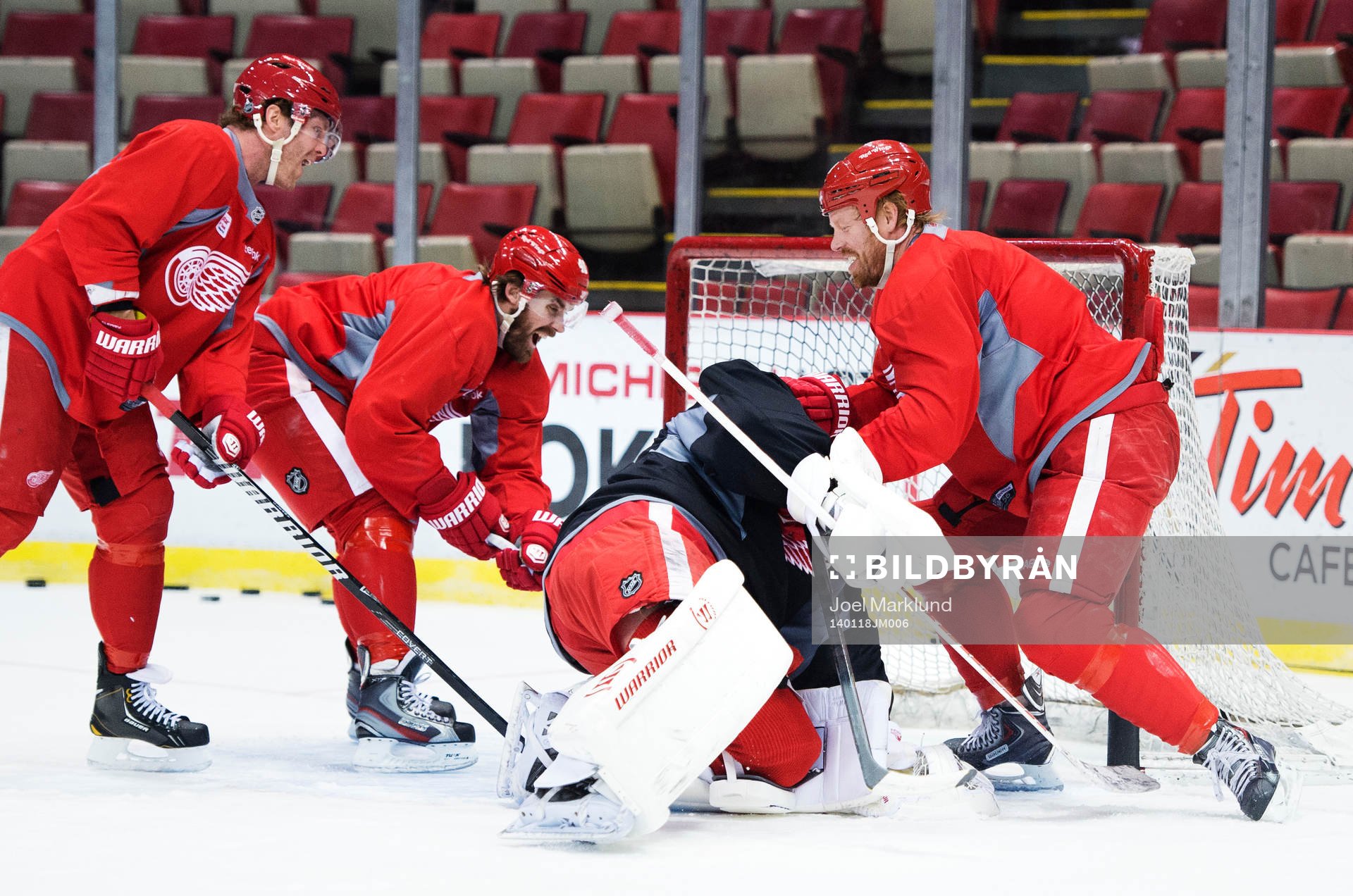 Daniel Cleary, Henrik Zetterberg och Johan Franzén